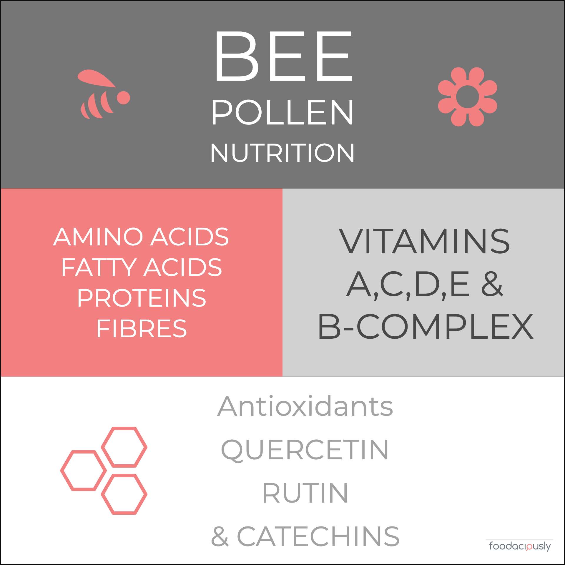 nutrição de pólen de abelha