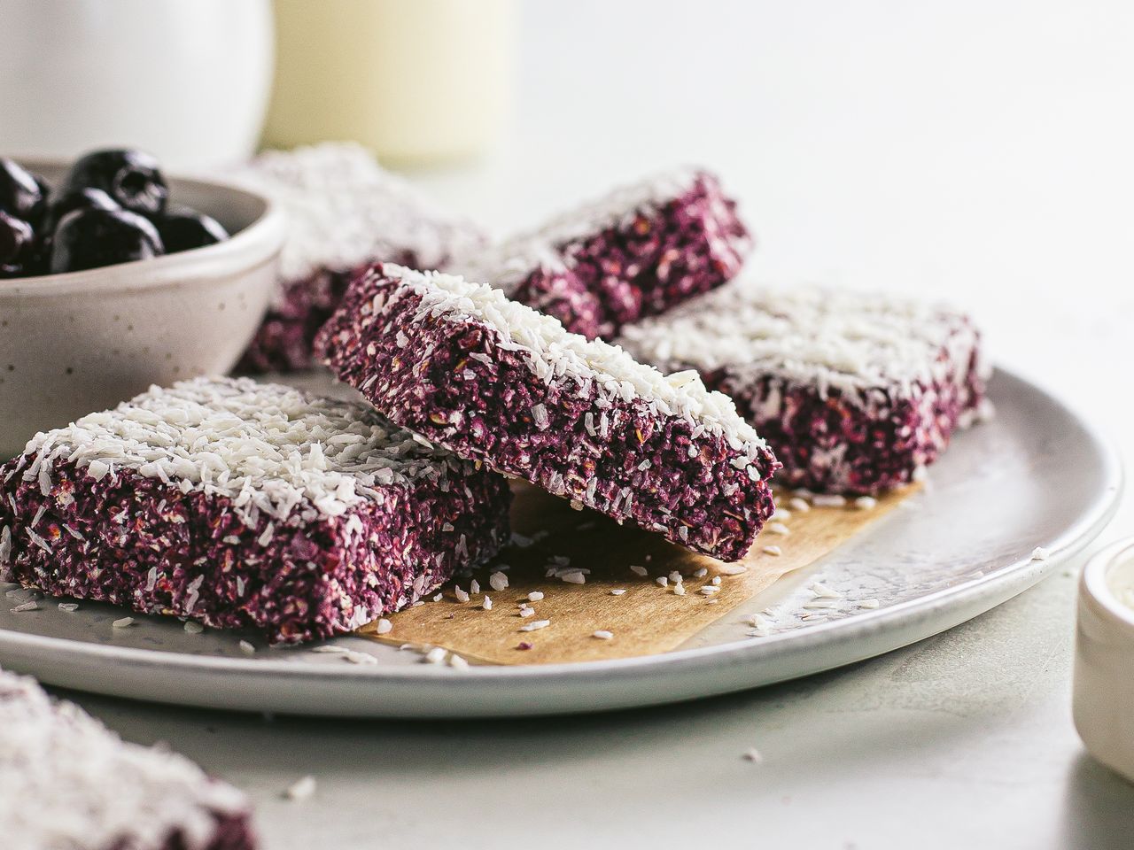 Healthy Cherry Coconut Flapjacks Recipe Foodaciously
