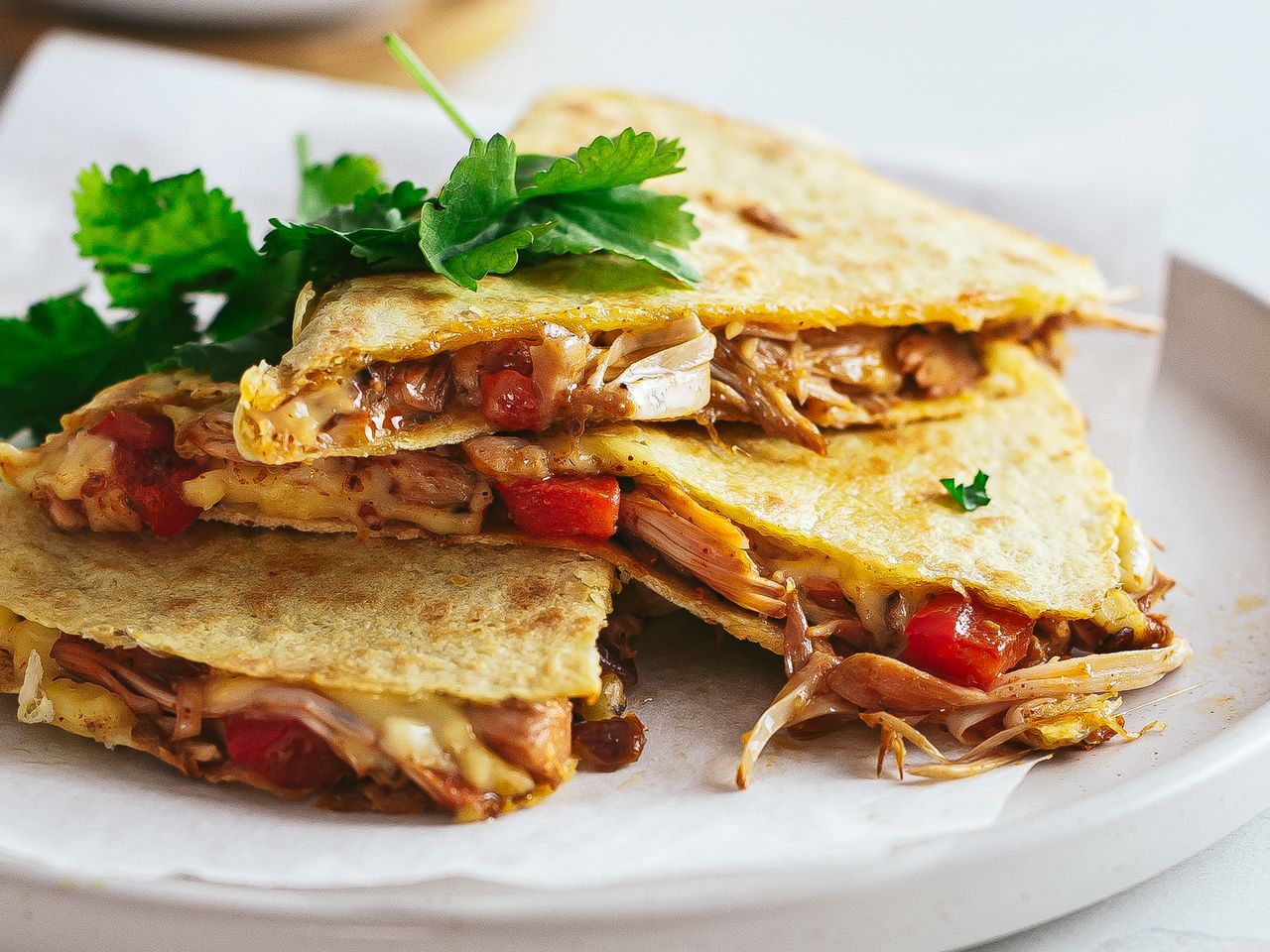Vegan Jackfruit Quesadillas Foodaciously