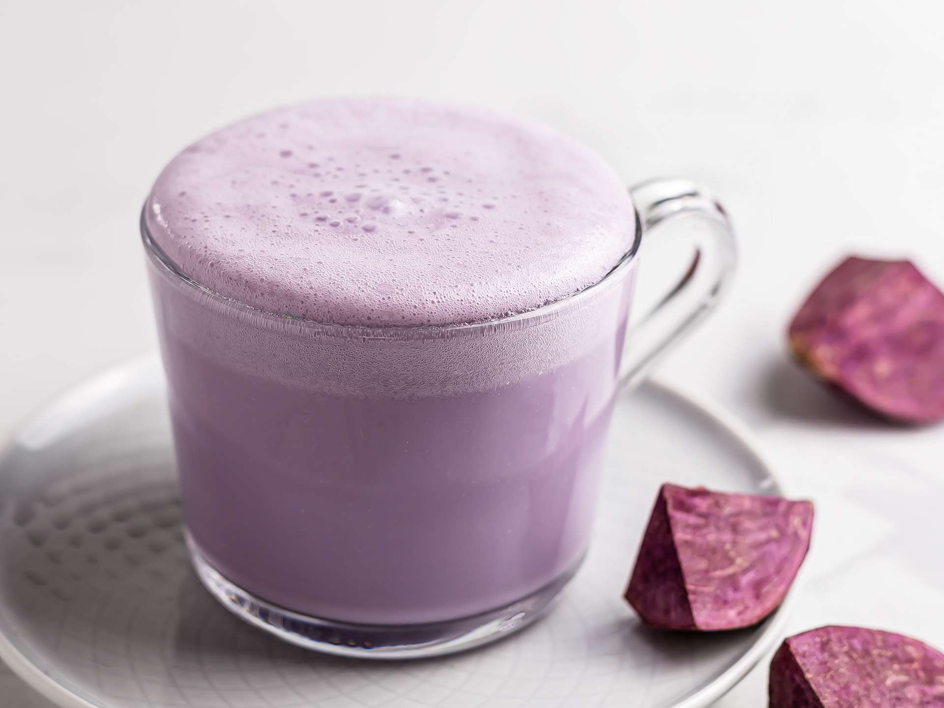 Vegan Ube (Purple Yam) Latte