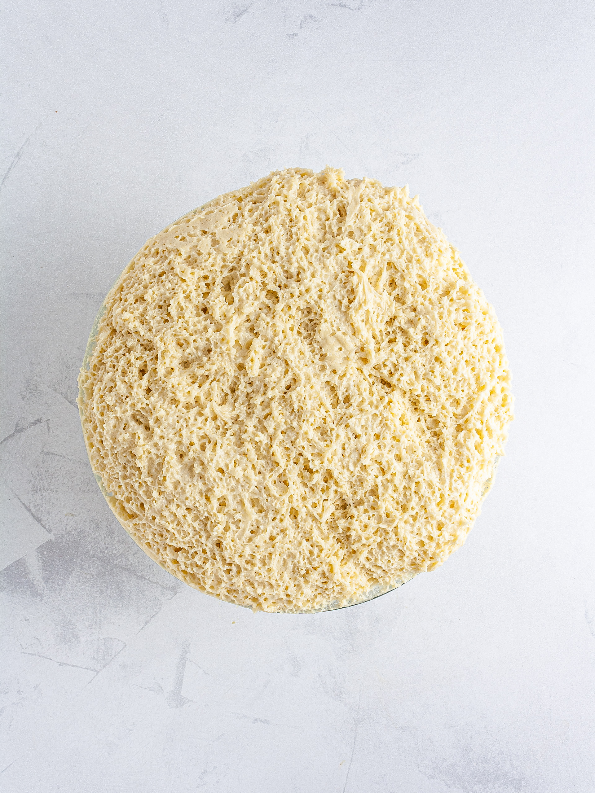 Proved brioche dough