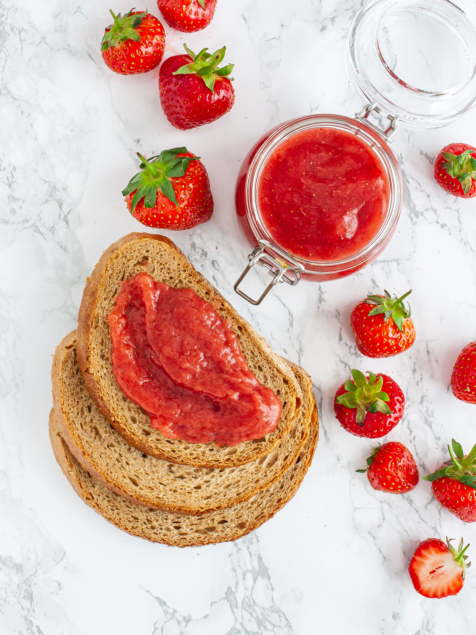 Sugar Free Strawberry Jam without Pectin