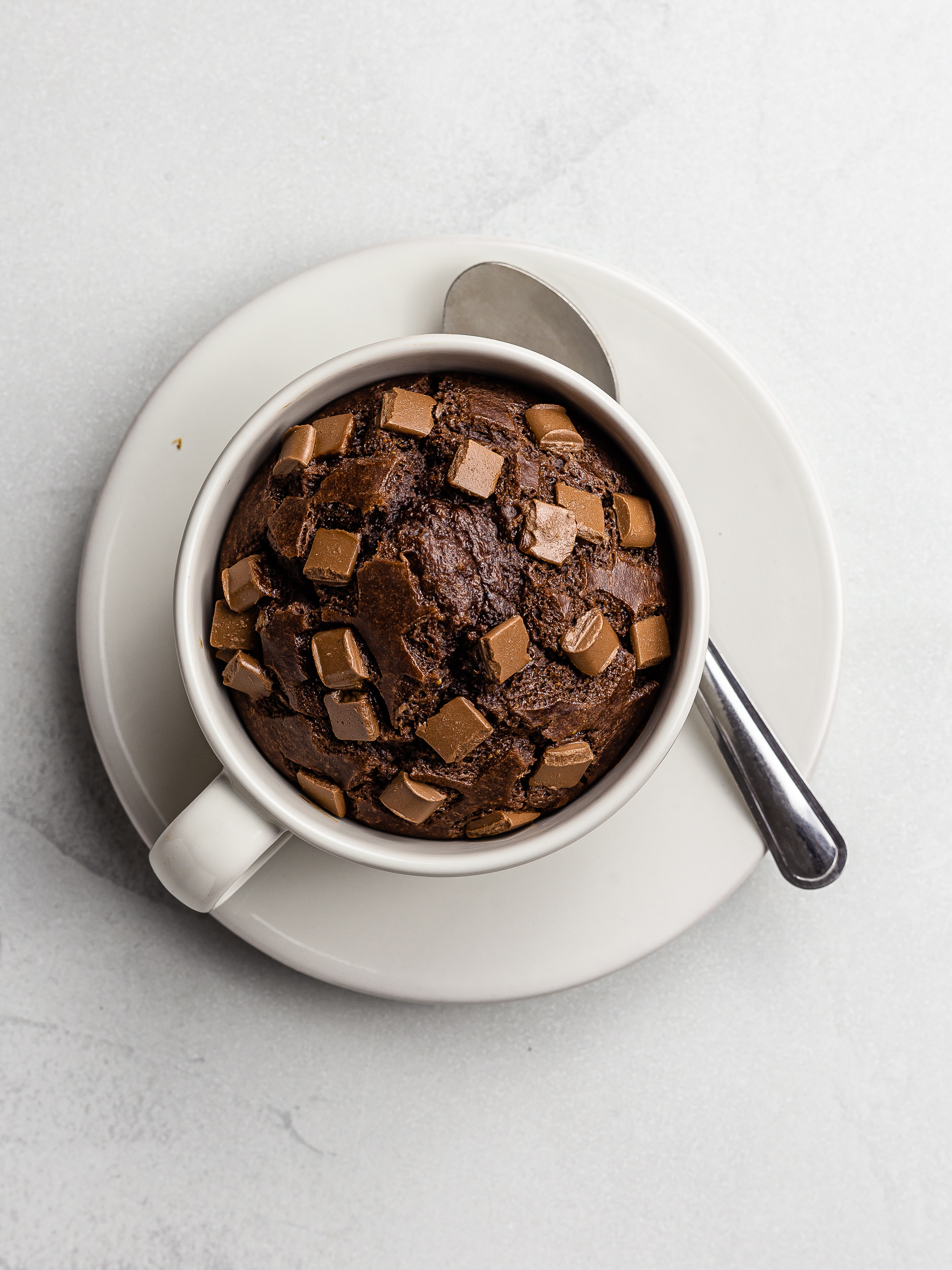 baked brownie in a cup