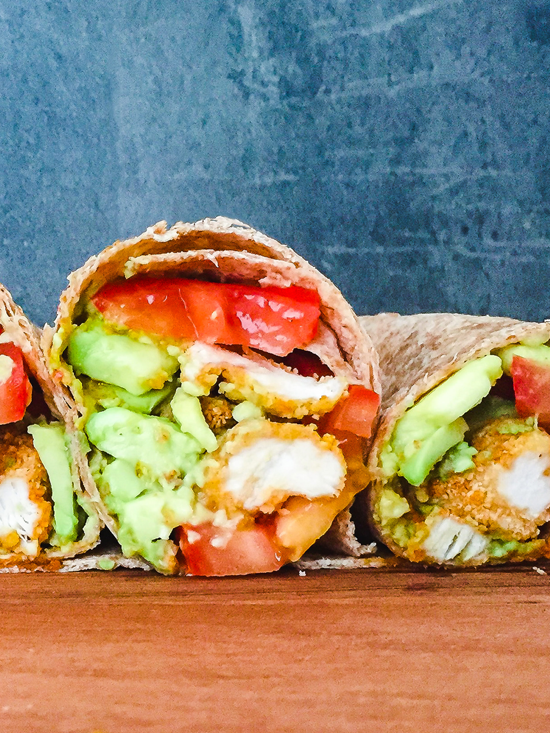 Low Carb Chicken Wrap with Avocado
