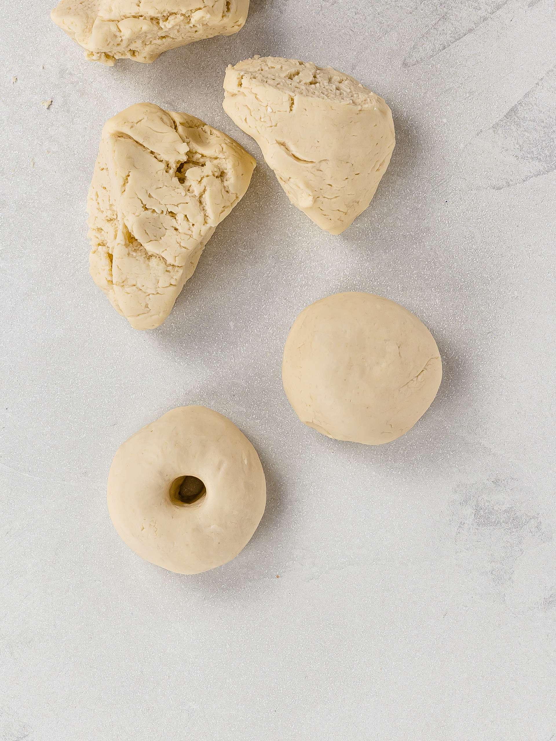 how to shape gluten free bagels
