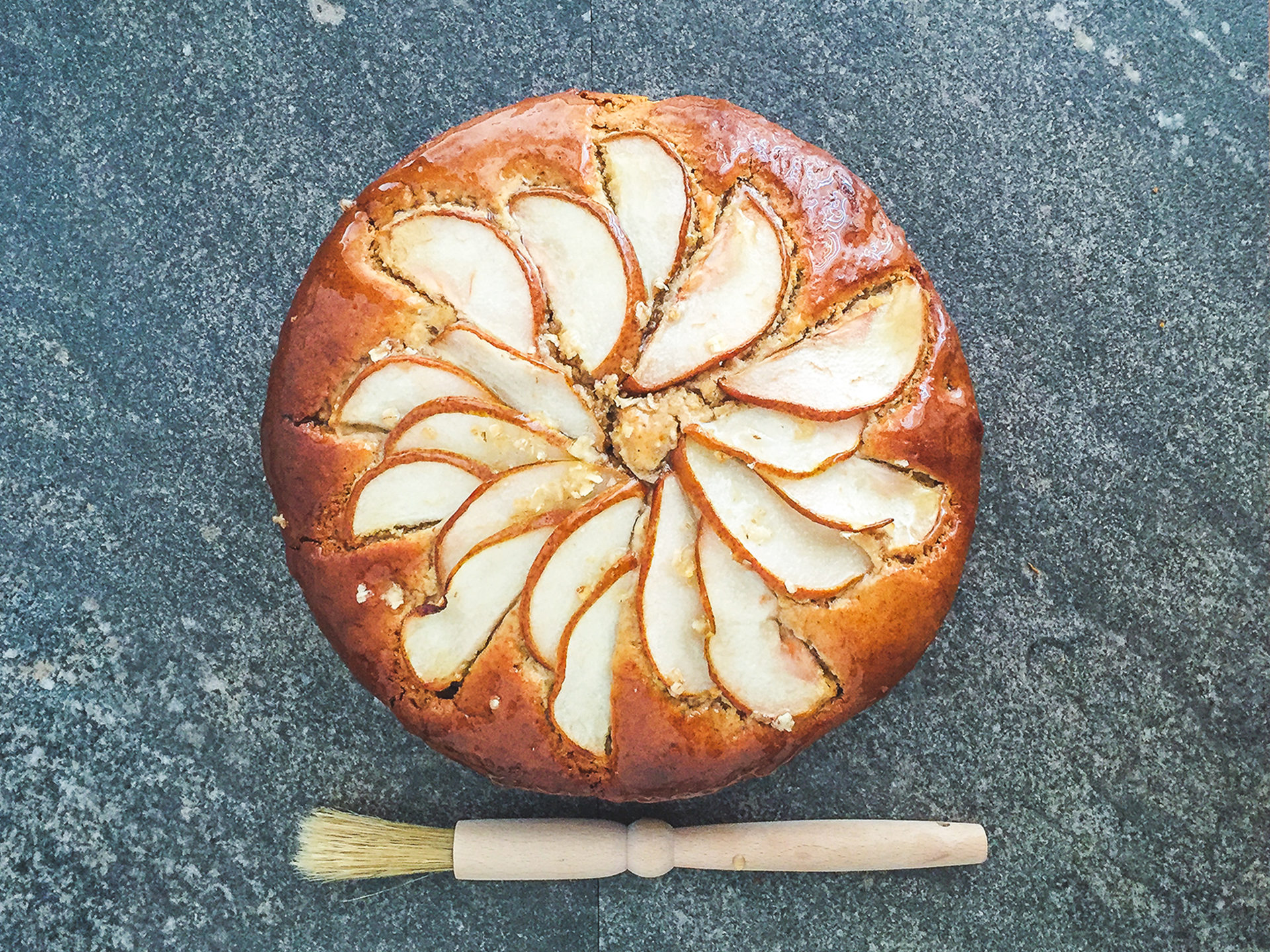 Step 5.1 of Gluten Free Italian Pear Cake with Honey Glaze Recipe