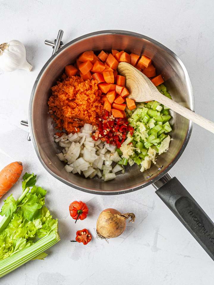 Jamaican Vegetable Soup Recipe Foodaciously