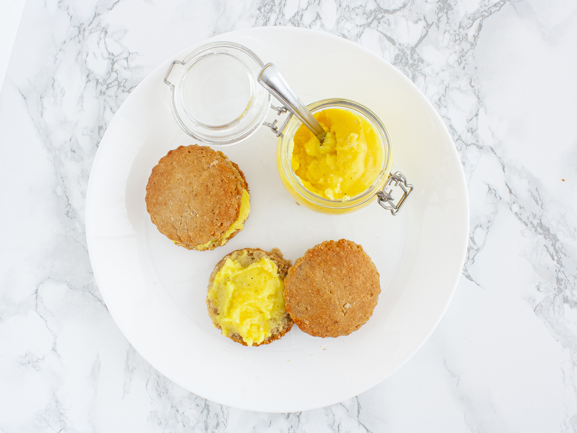 Step 4.2 of Gluten Free Vegan Lemonade Scones