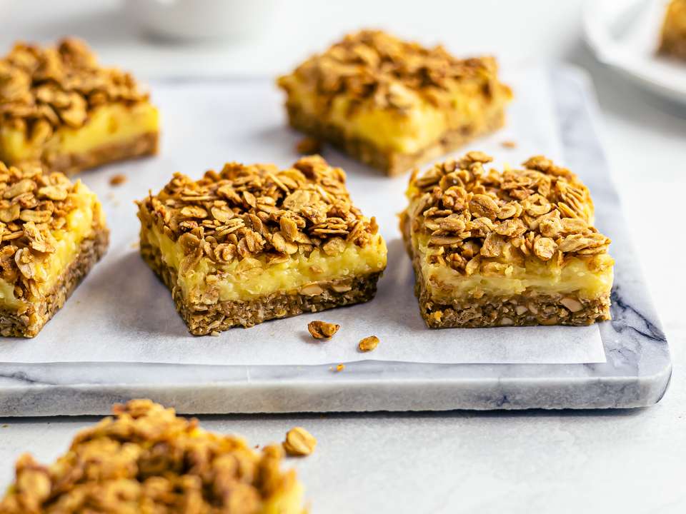 Passion Fruit Bars (Vegan, No-Bake) | Foodaciously