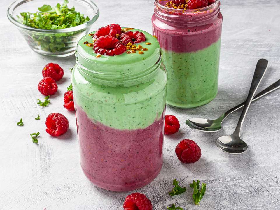 Weight Loss Raspberry Kale Smoothie Recipe Foodaciously 