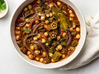 Meatless Bamia-image