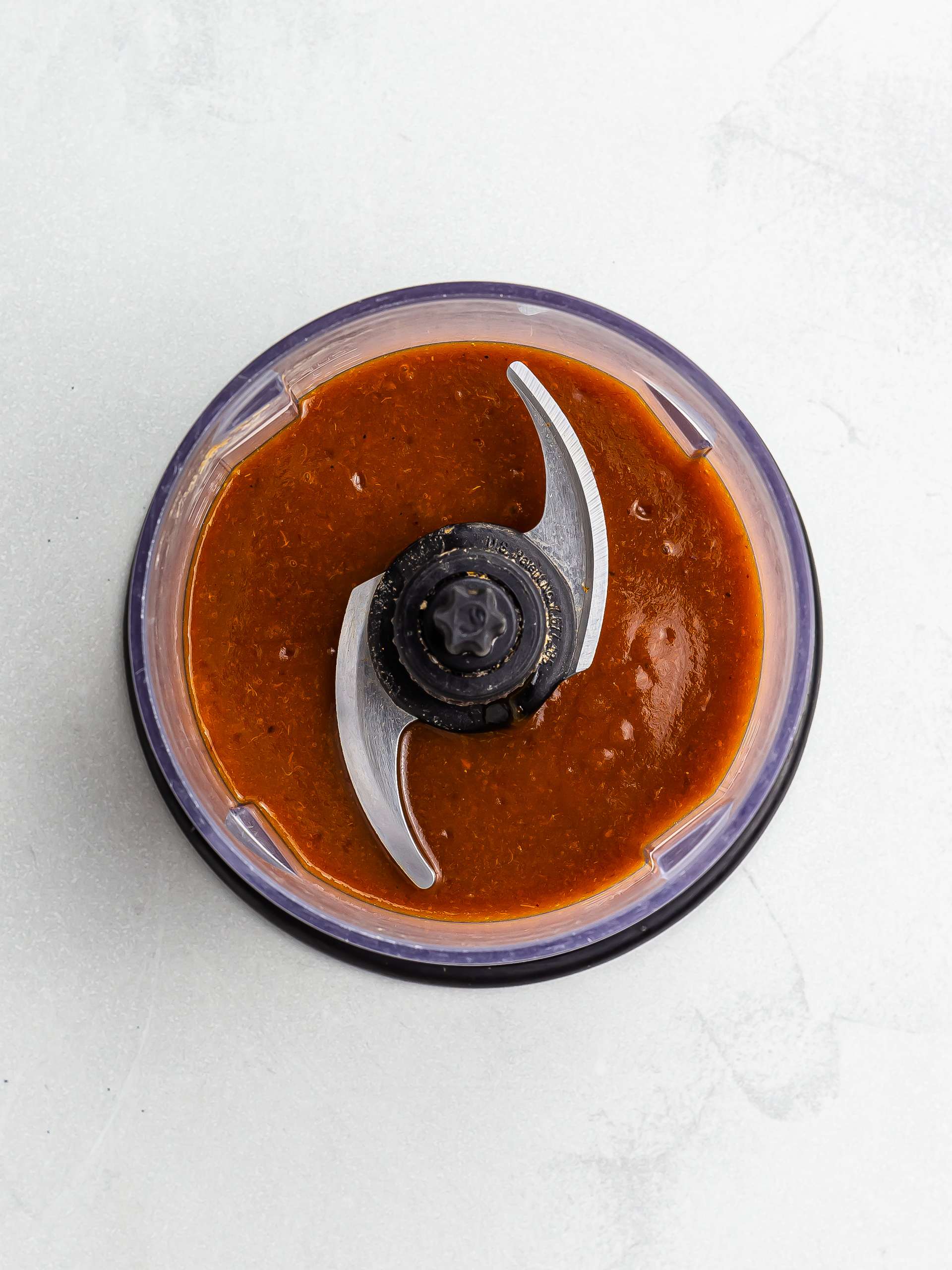 blended homemade chamoy sauce