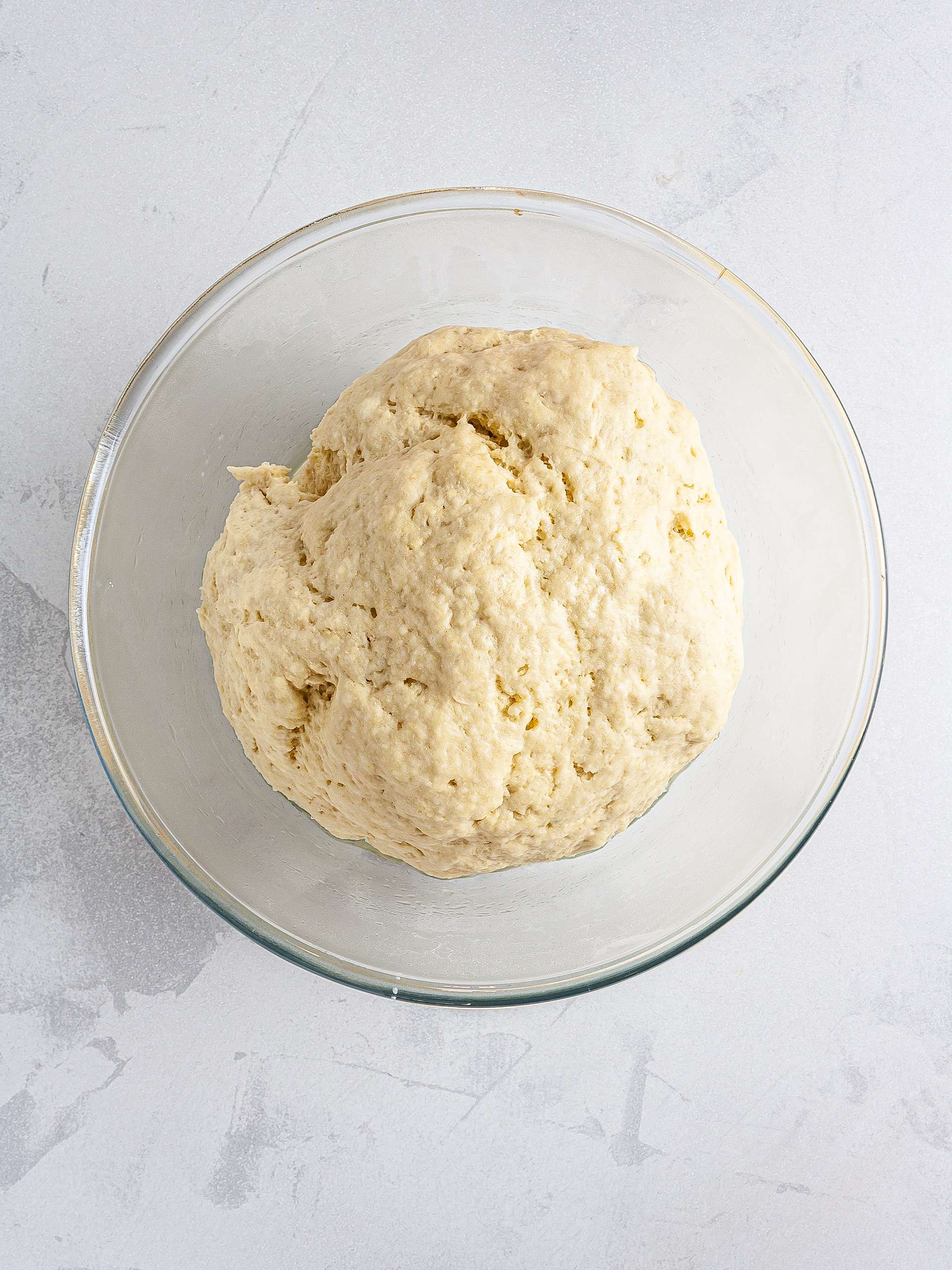 Proved croissant dough