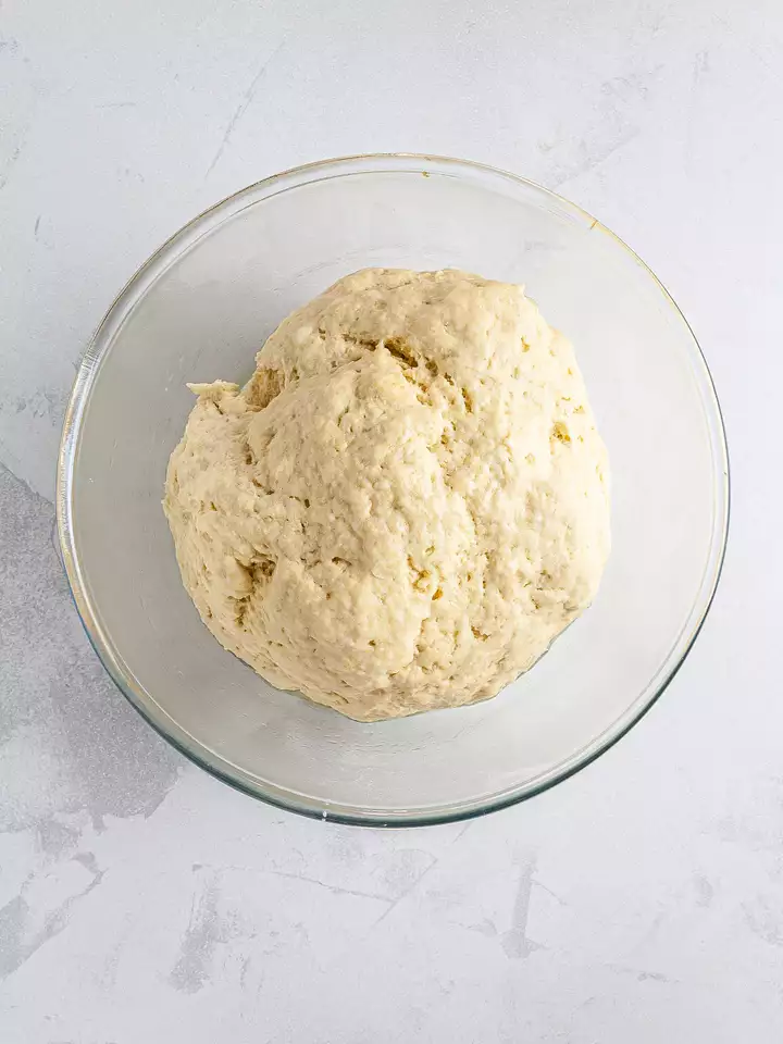 Proved croissant dough
