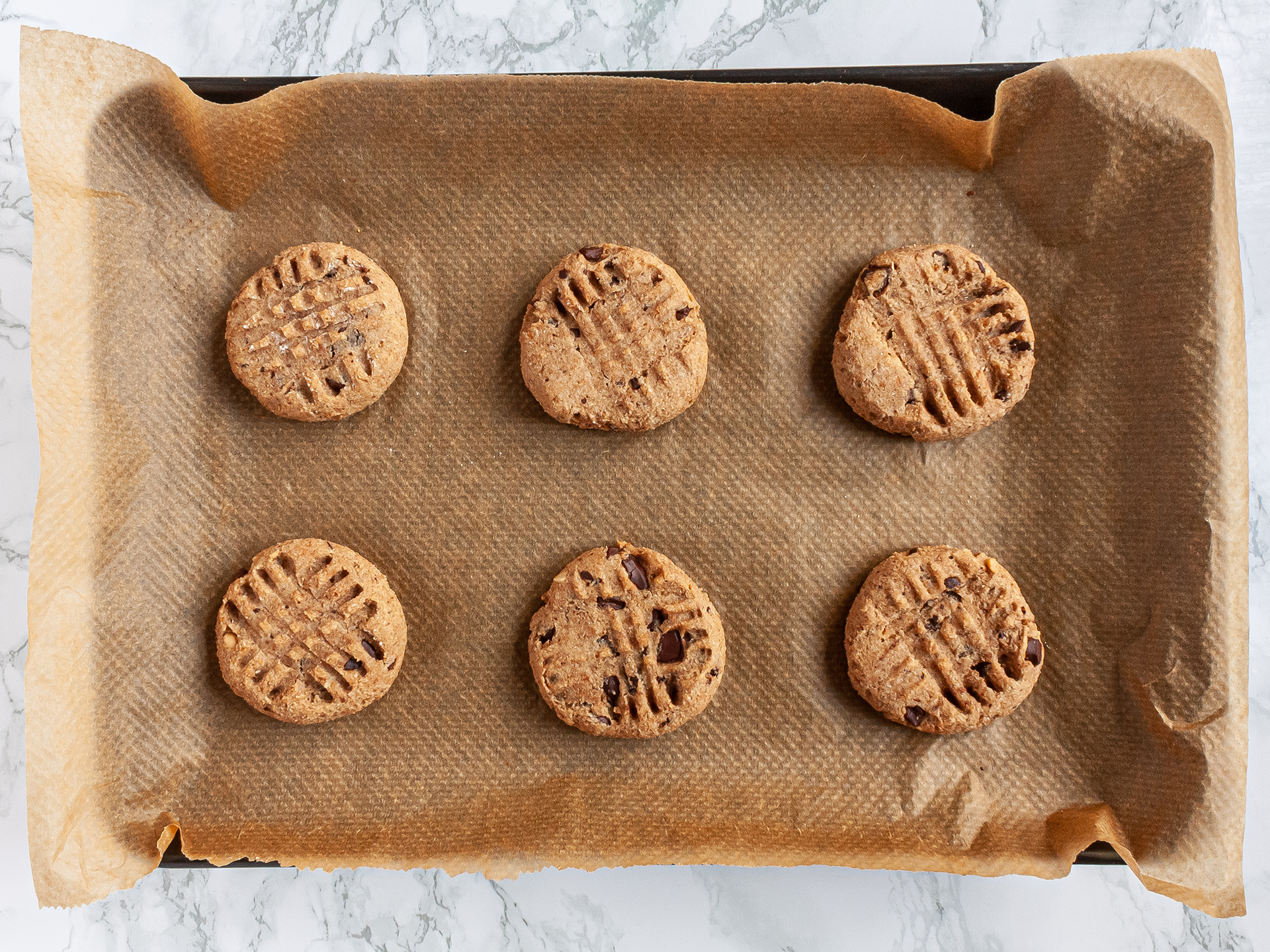 Step 4.1 of Vegan Peanut Butter Chocolate Chip Cookies Recipe