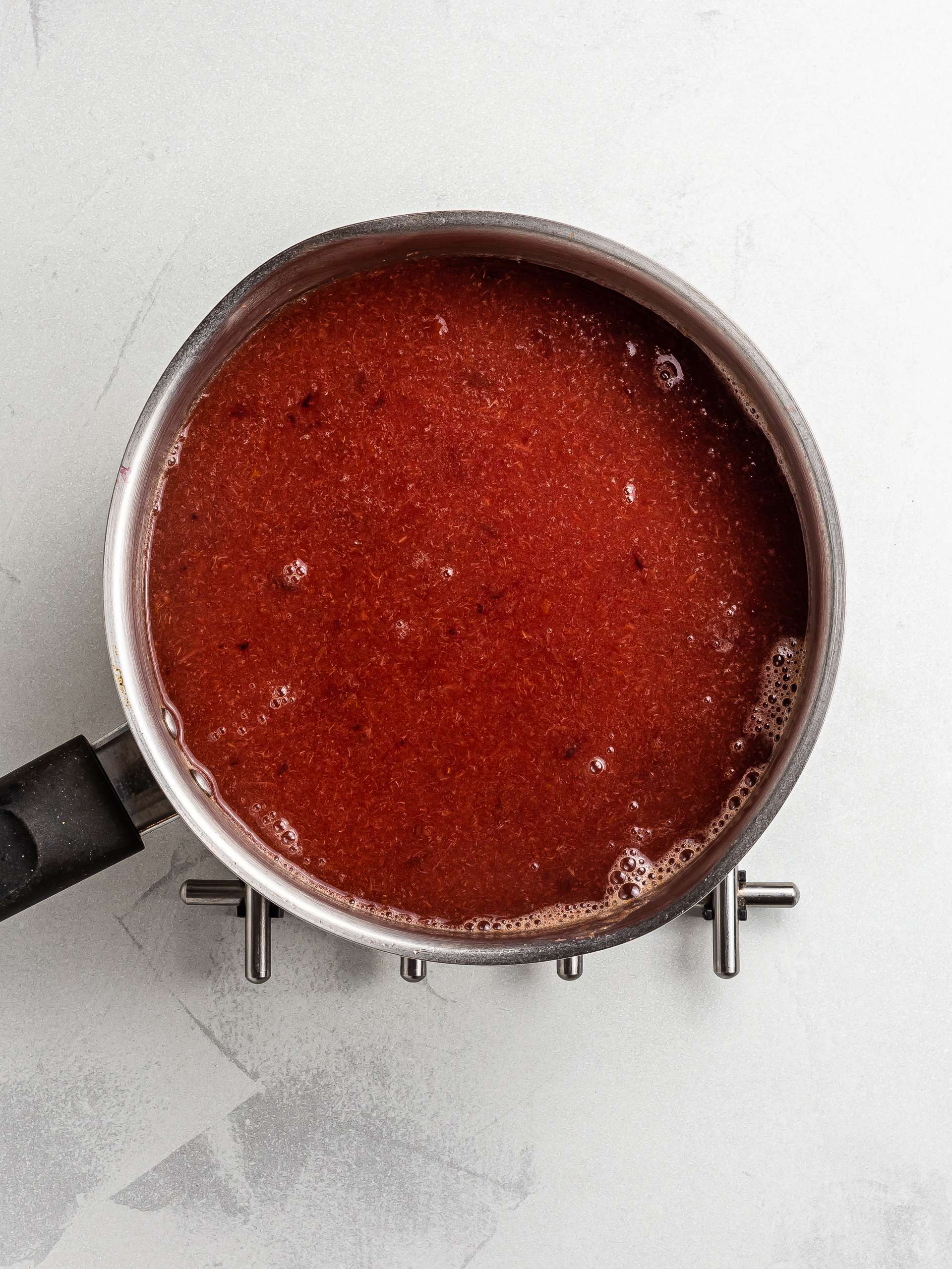 blended plums for juice