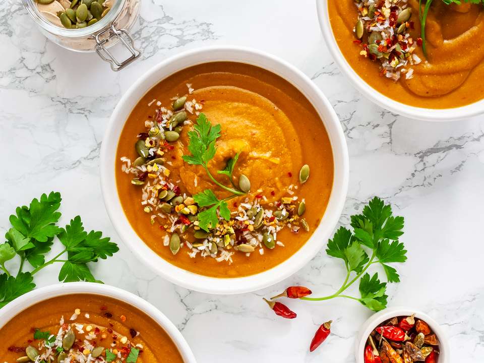 Butternut Squash Velouté Soup Recipe | Foodaciously
