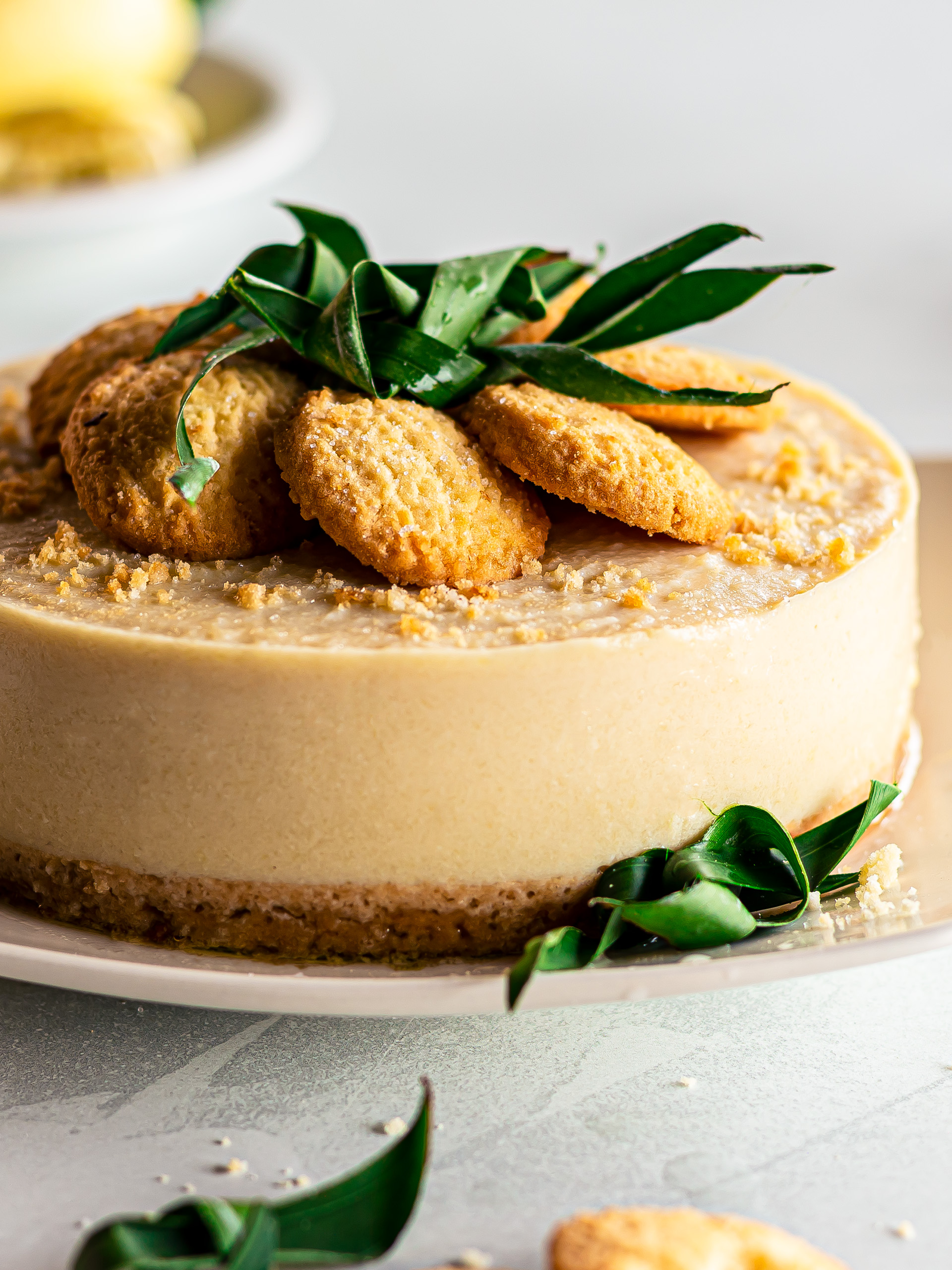 Vegan Durian Cheesecake