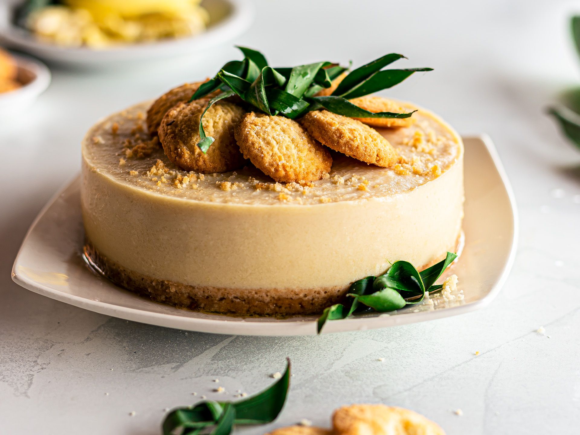 Vegan Durian Cheesecake