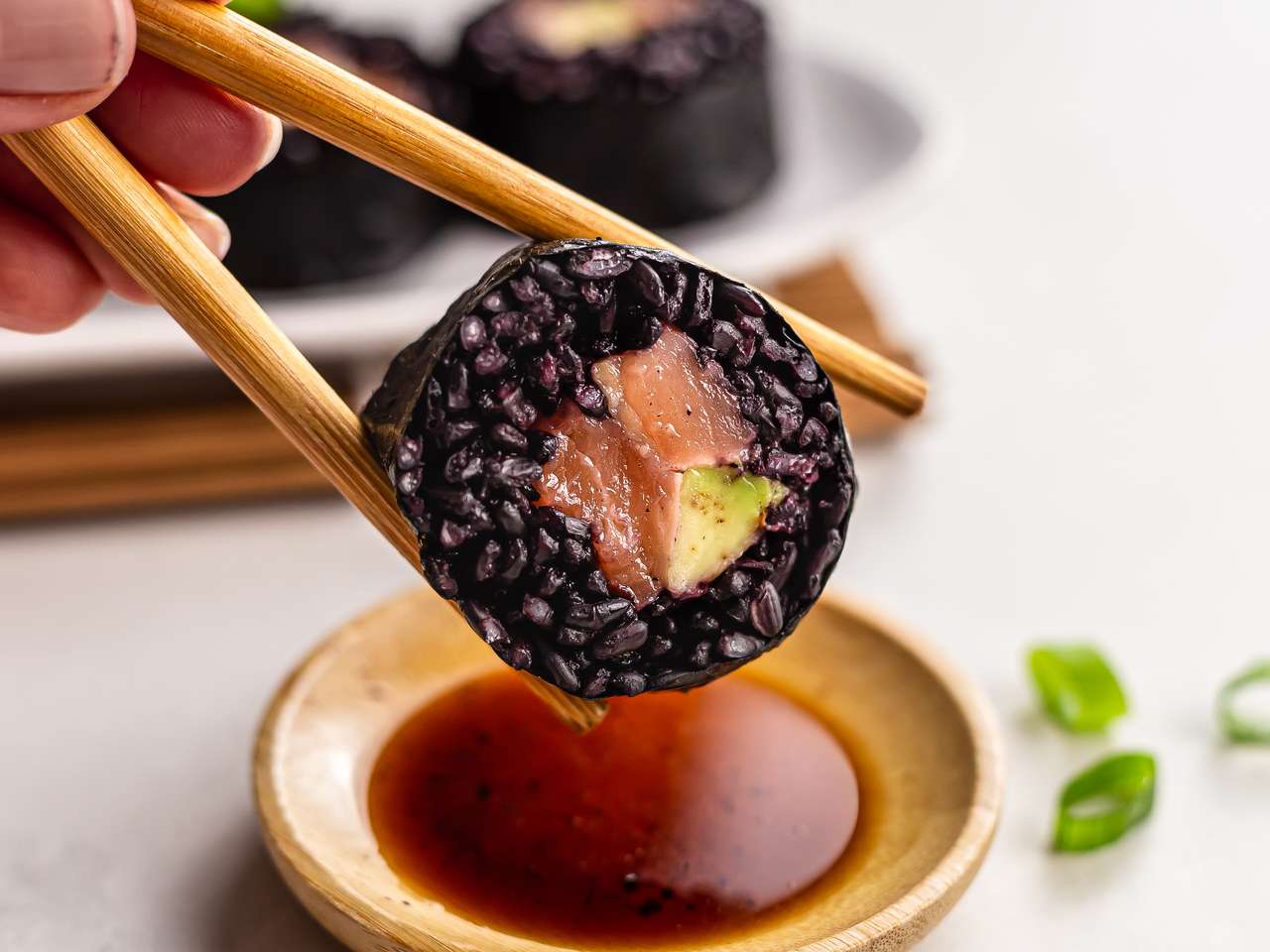 Black Rice Sushi Recipe | Foodaciously