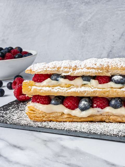 Mille Feuille With Berries - Recipe Winners