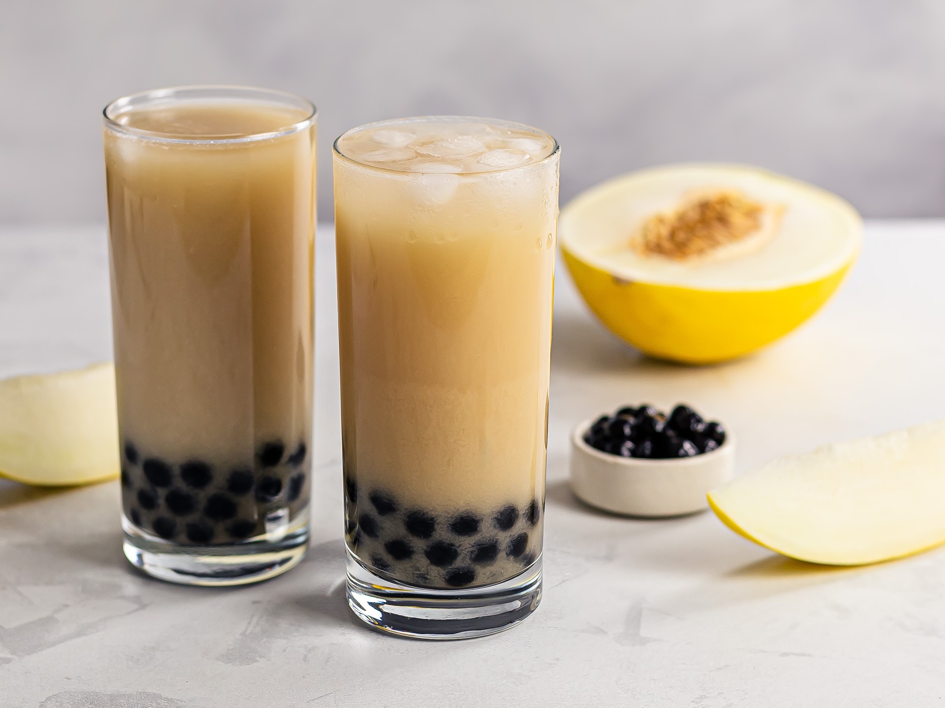 Vanilla Bubble Tea with Coconut Milk