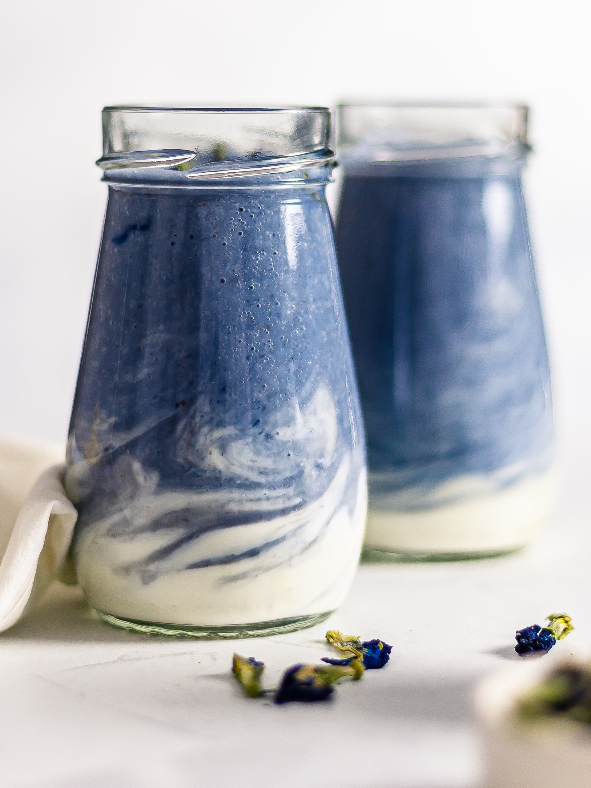 Butterfly Pea Smoothie (Two Ways)