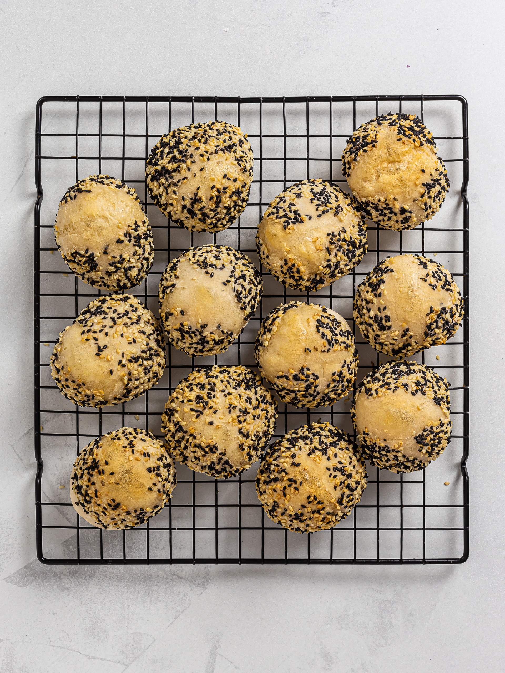 baked mochi bread rolls