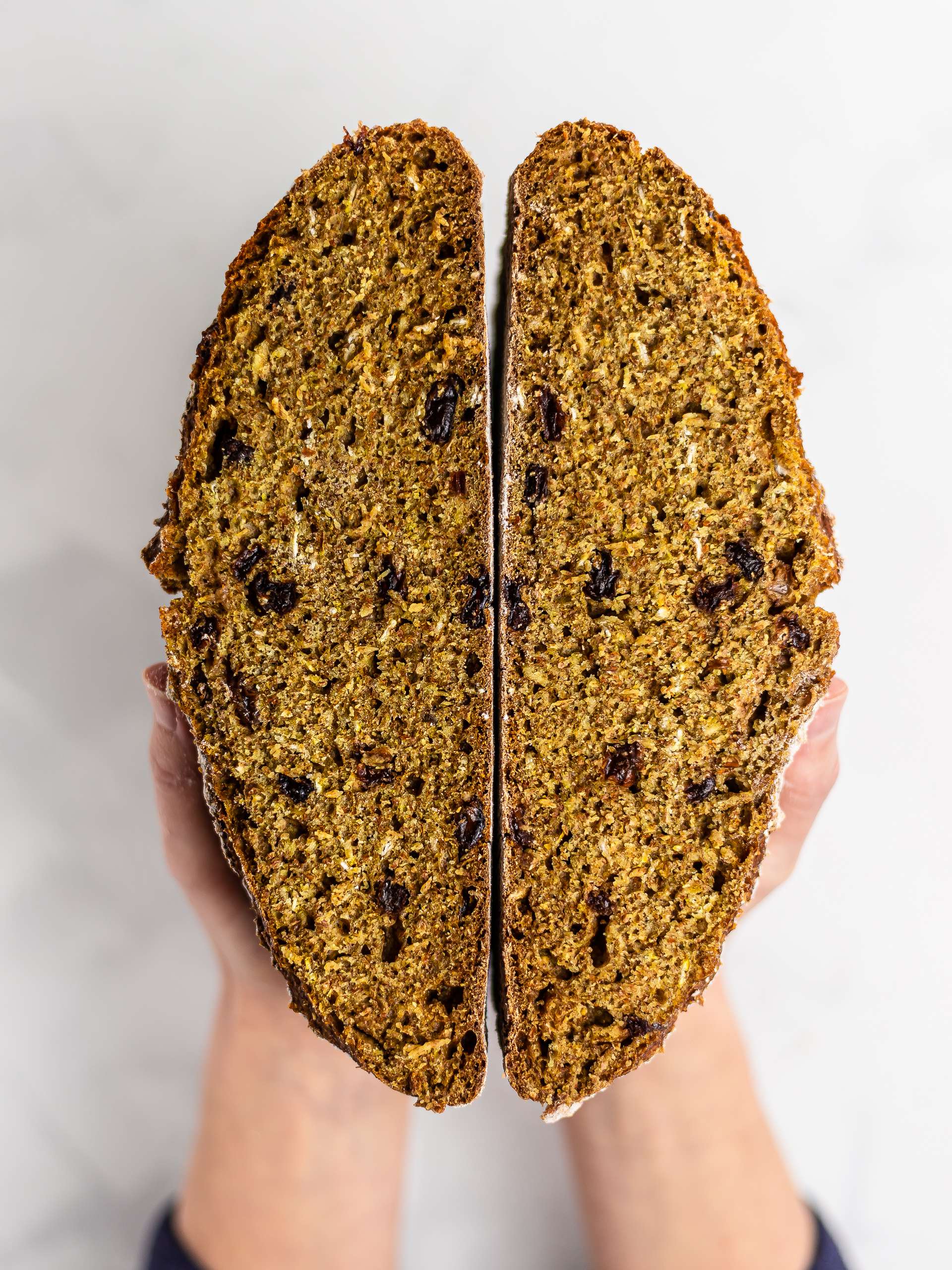Vegan Irish Soda Bread with Raisins 