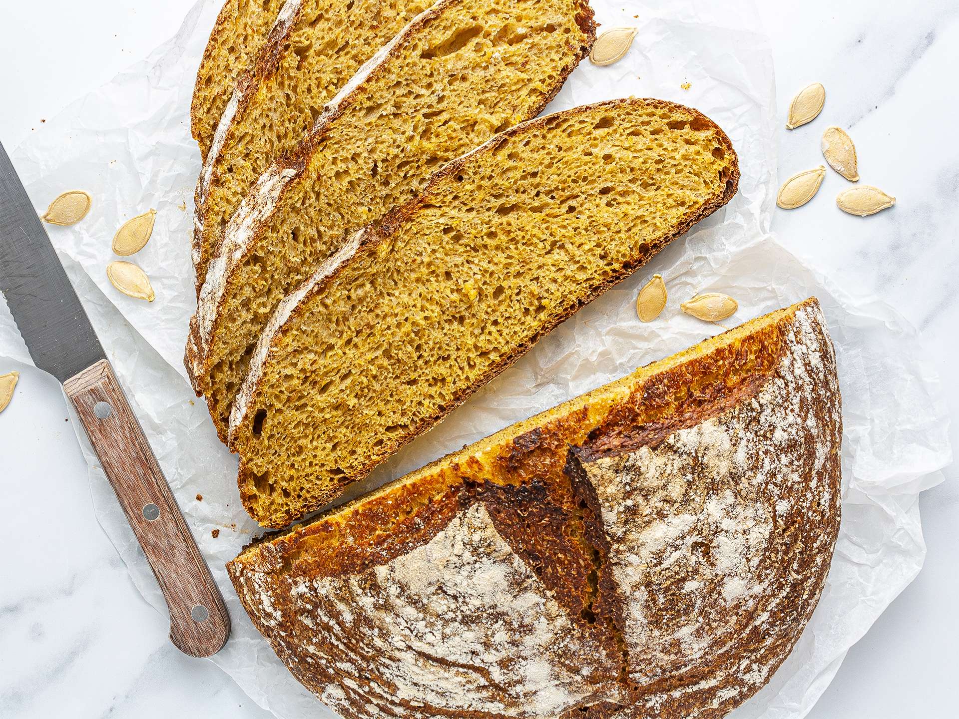 Pumpkin Sourdough Loaf - Bake from Scratch