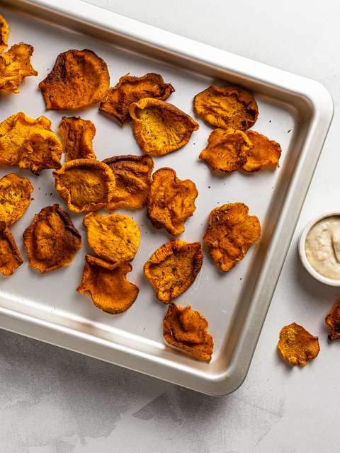 cajun rutabaga chips