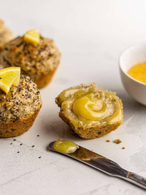 lemon chia seeds muffins