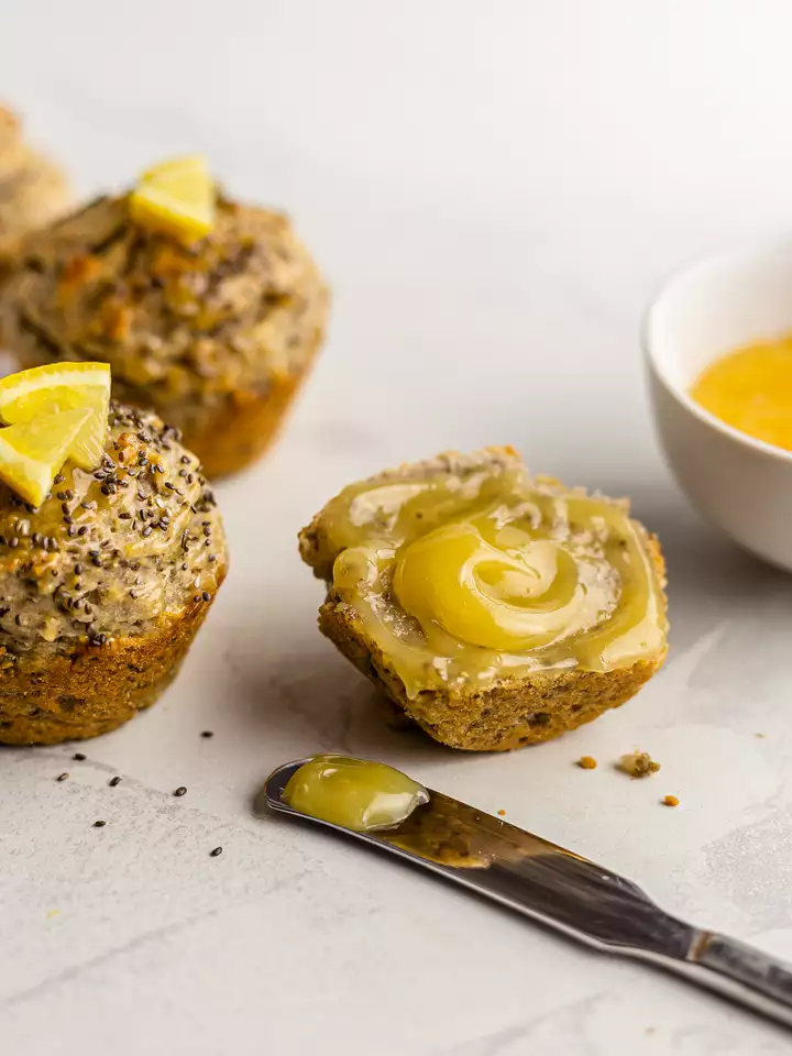 lemon chia seeds muffins