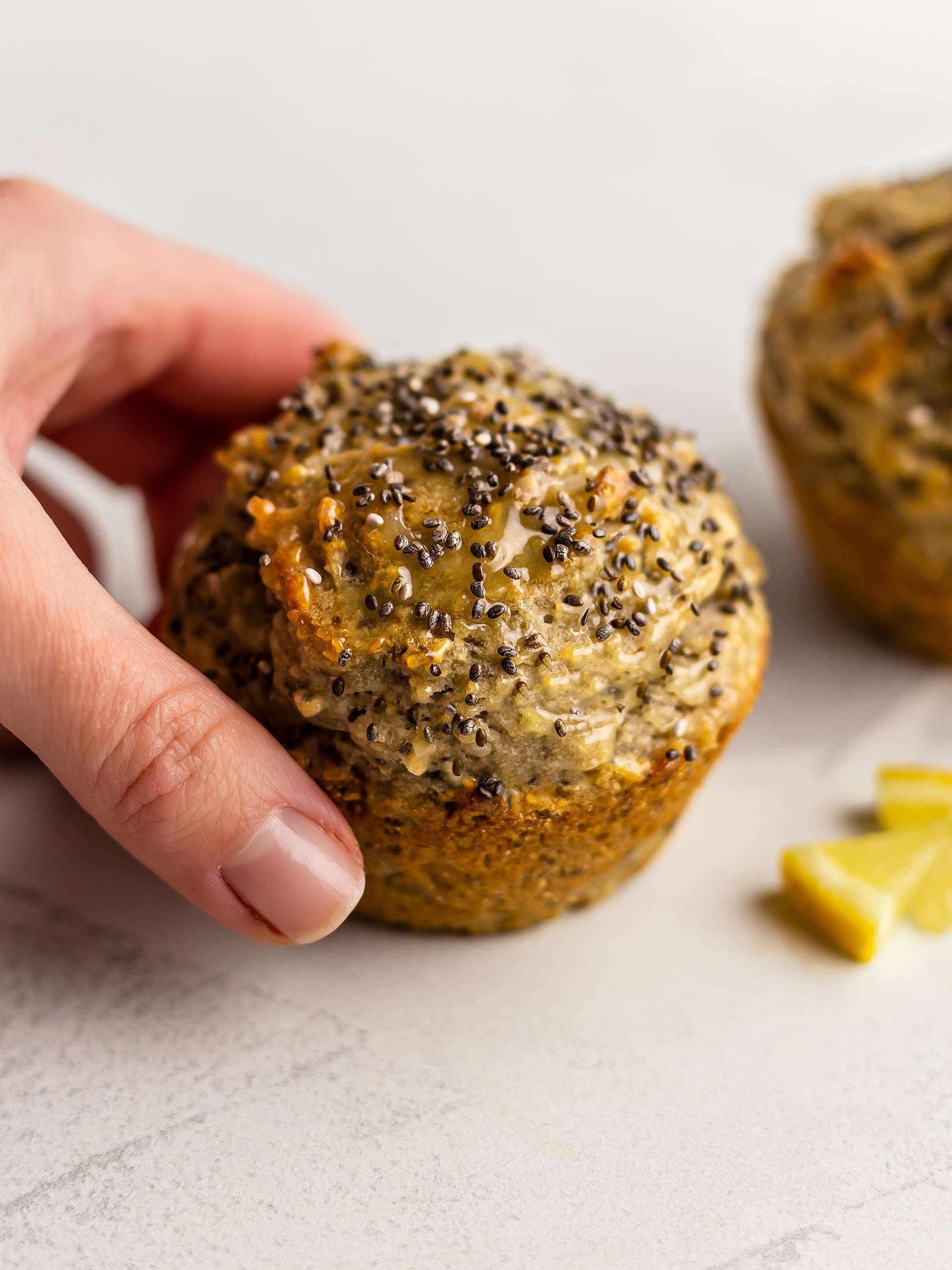 Lemon Chia Seed Muffins {Vegan, Gluten-Free}