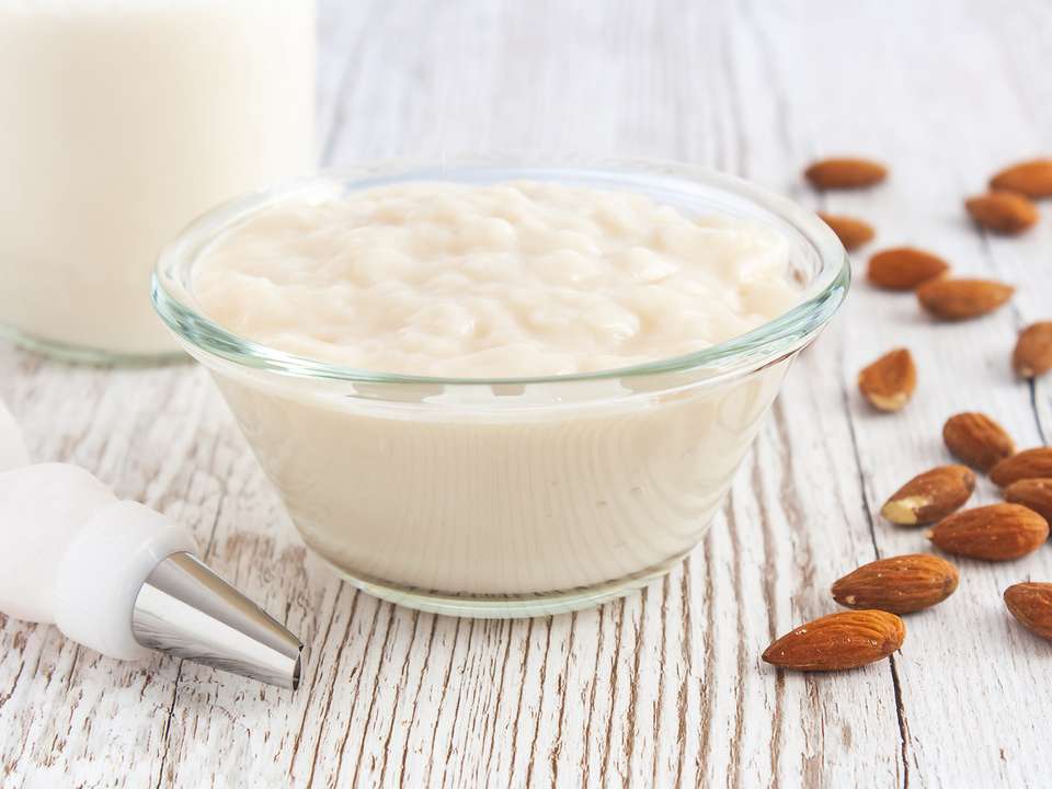 Eggless Almond Milk Pastry Cream | Foodaciously