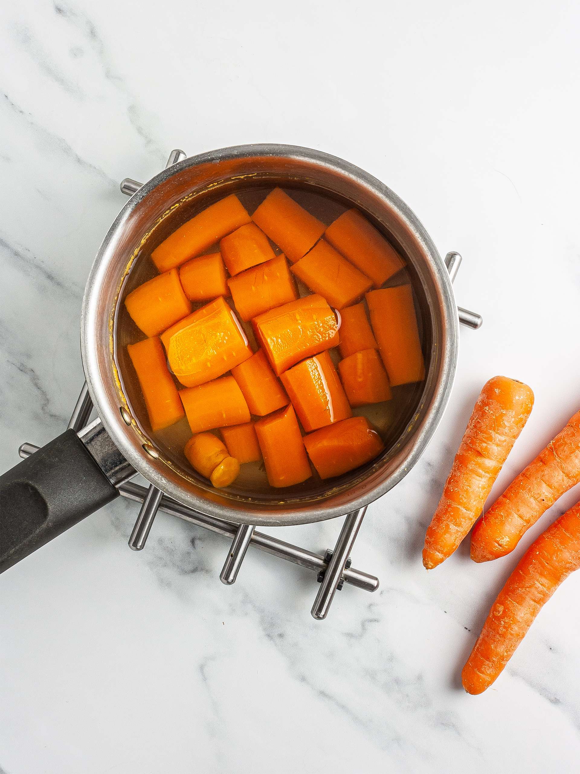 Boiled carrots