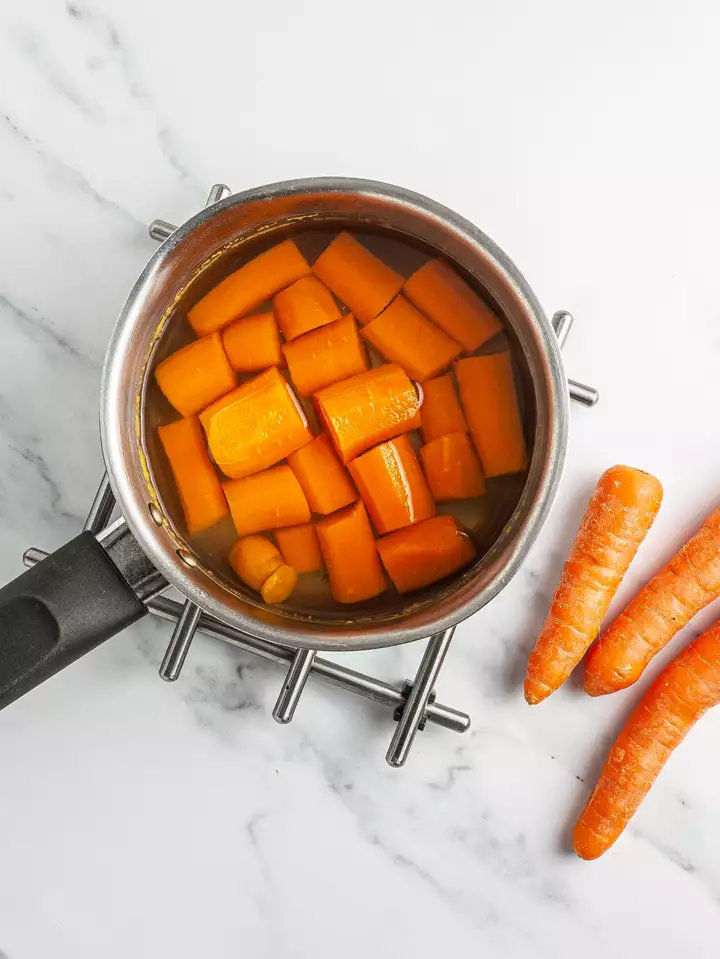 Boiled carrots