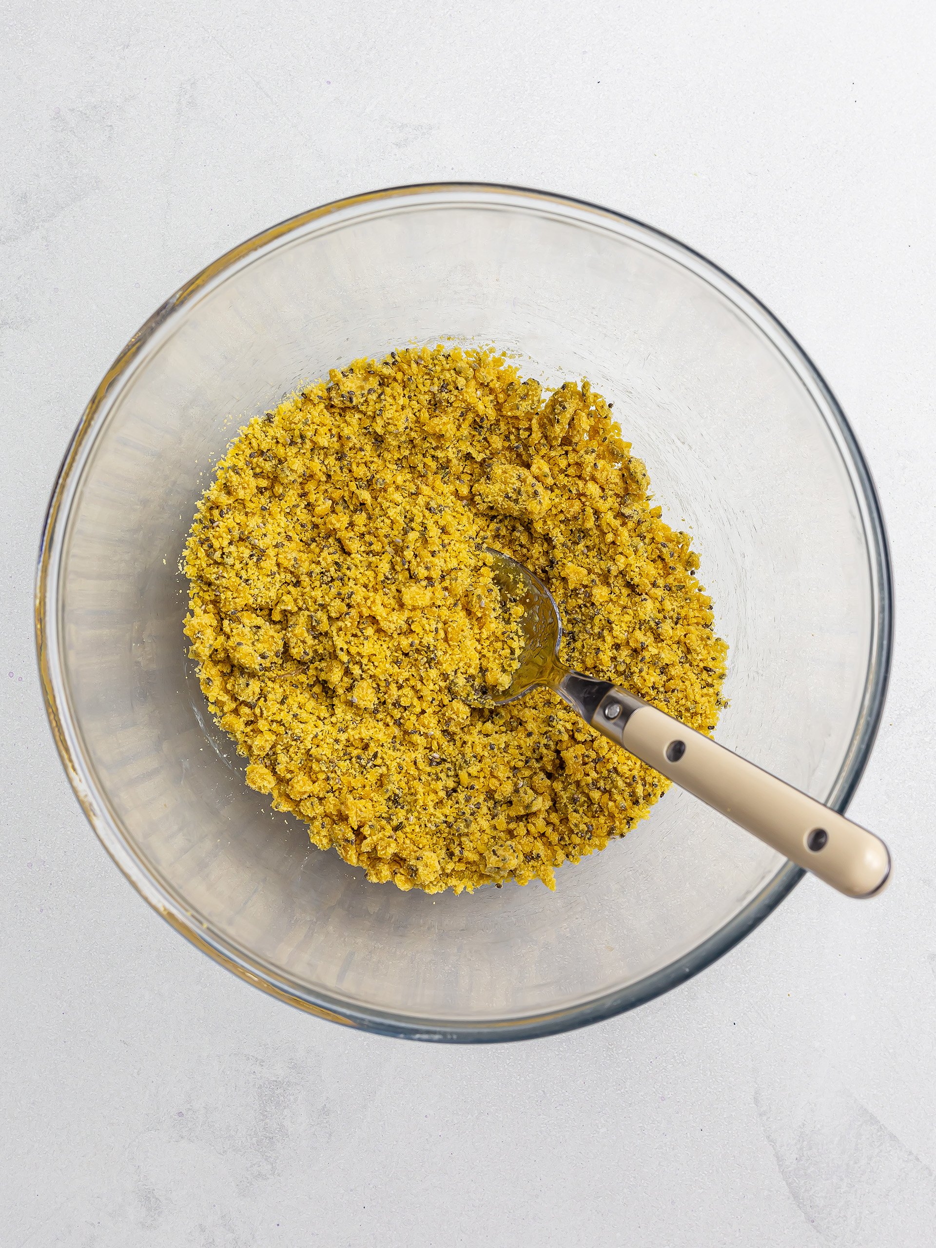 vegan fritter batter with chickpea flour