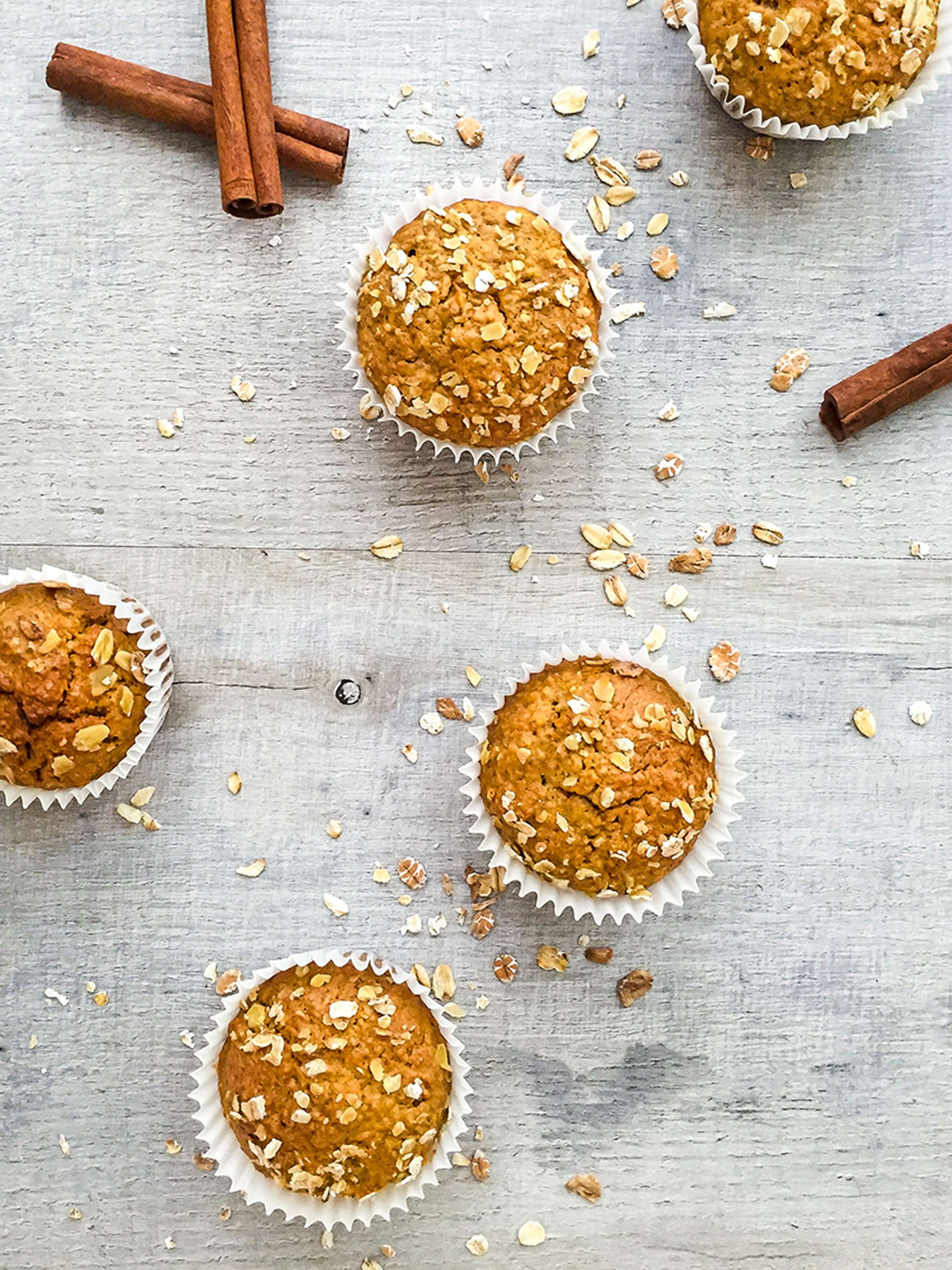 Dairy Free Carrot and Oat Muffins