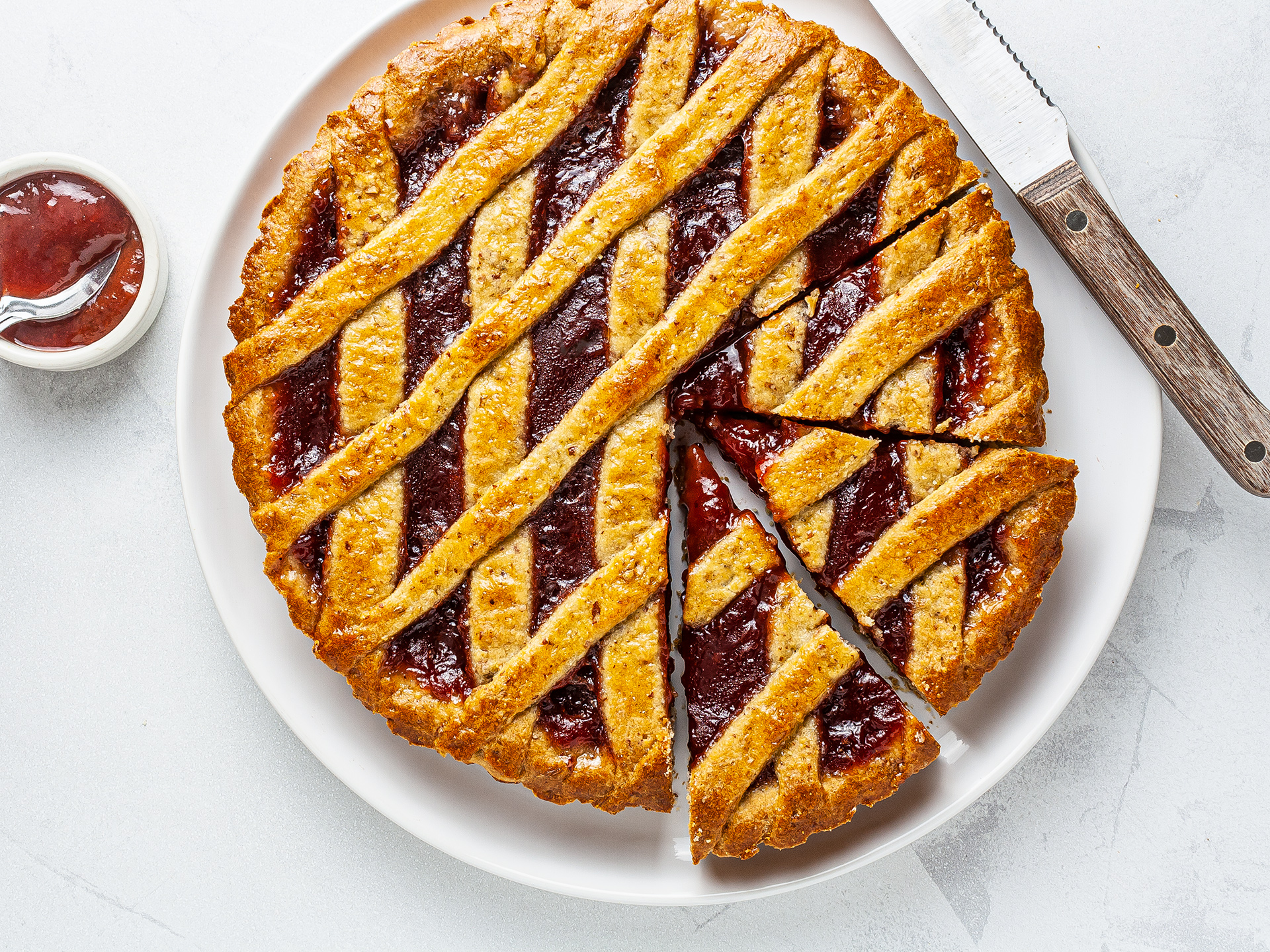 Strawberry Jam Pie Recipe