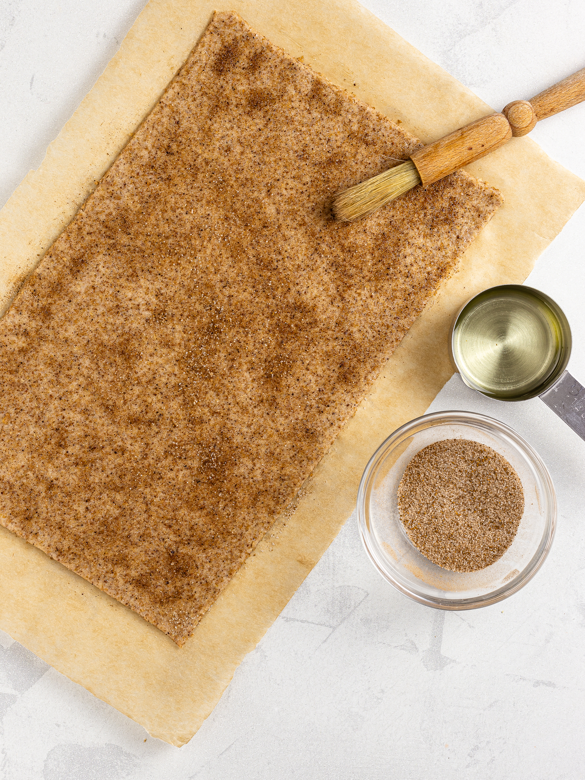 cinnamon toast crunch dough with cinnamon coating