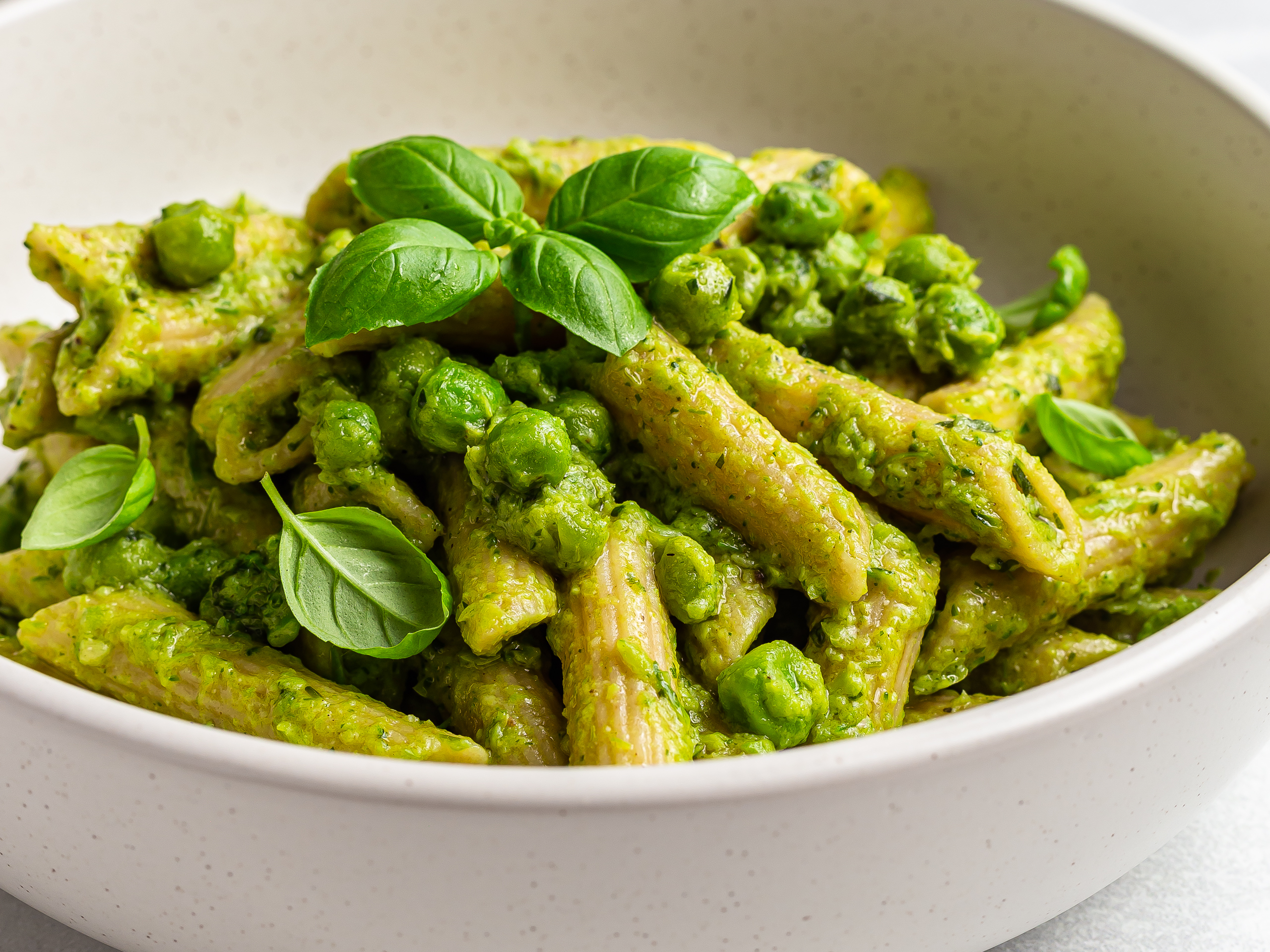 High-Fibre Pasta with Green Peas Recipe