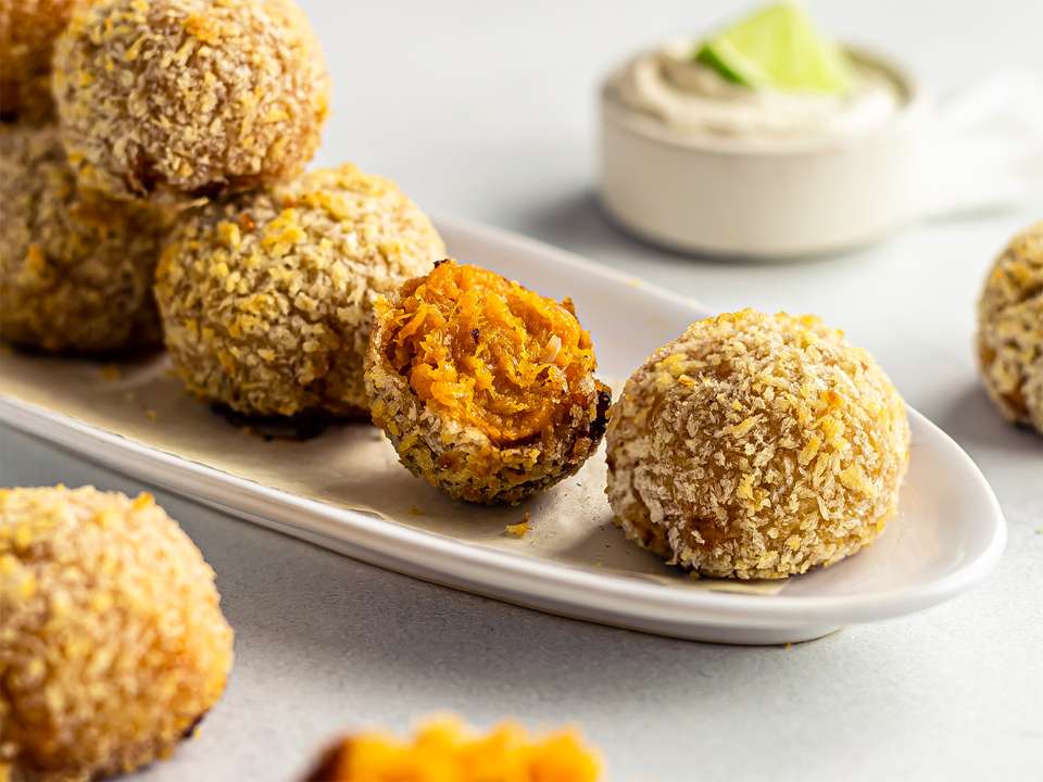 Vegan Kabocha Croquettes (Pumpkin Korokke) | Foodaciously