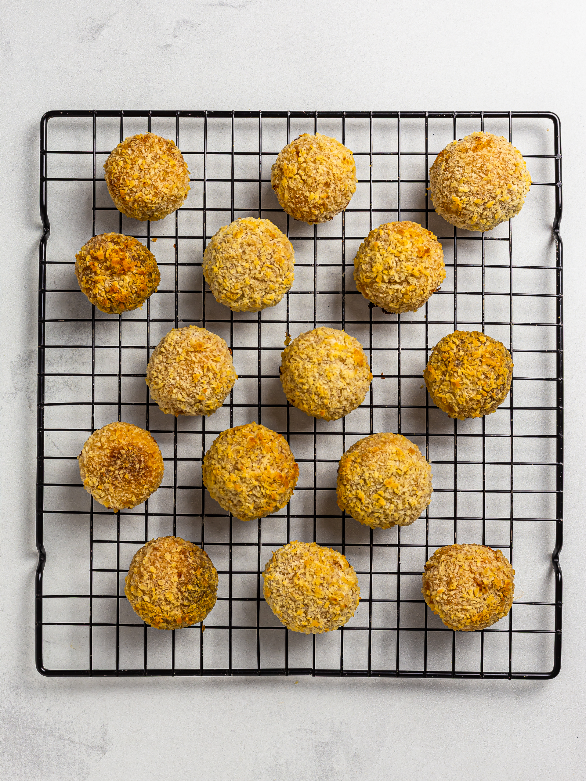 oven-baked kabocha korokke