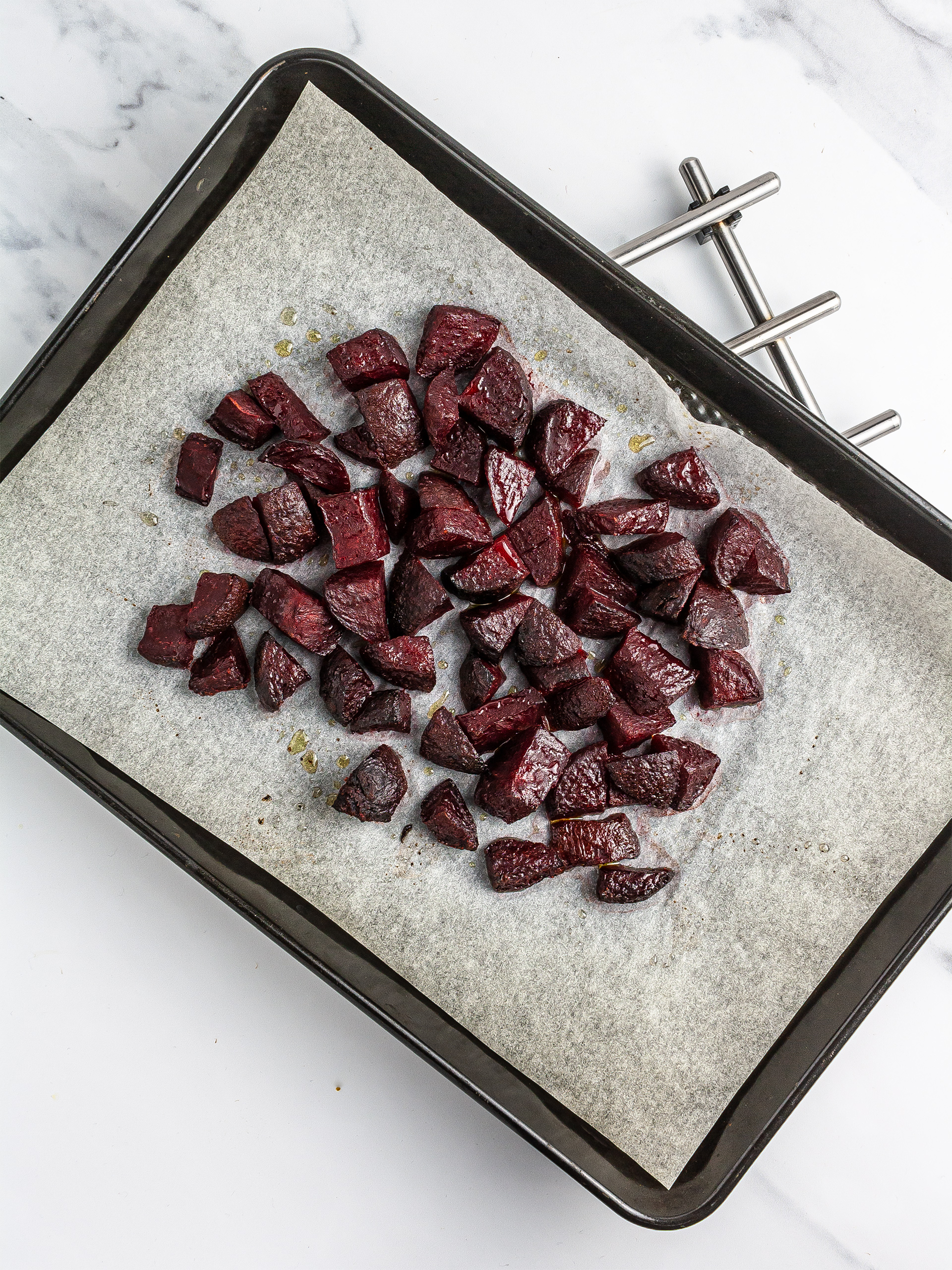 Roasted beetroots.