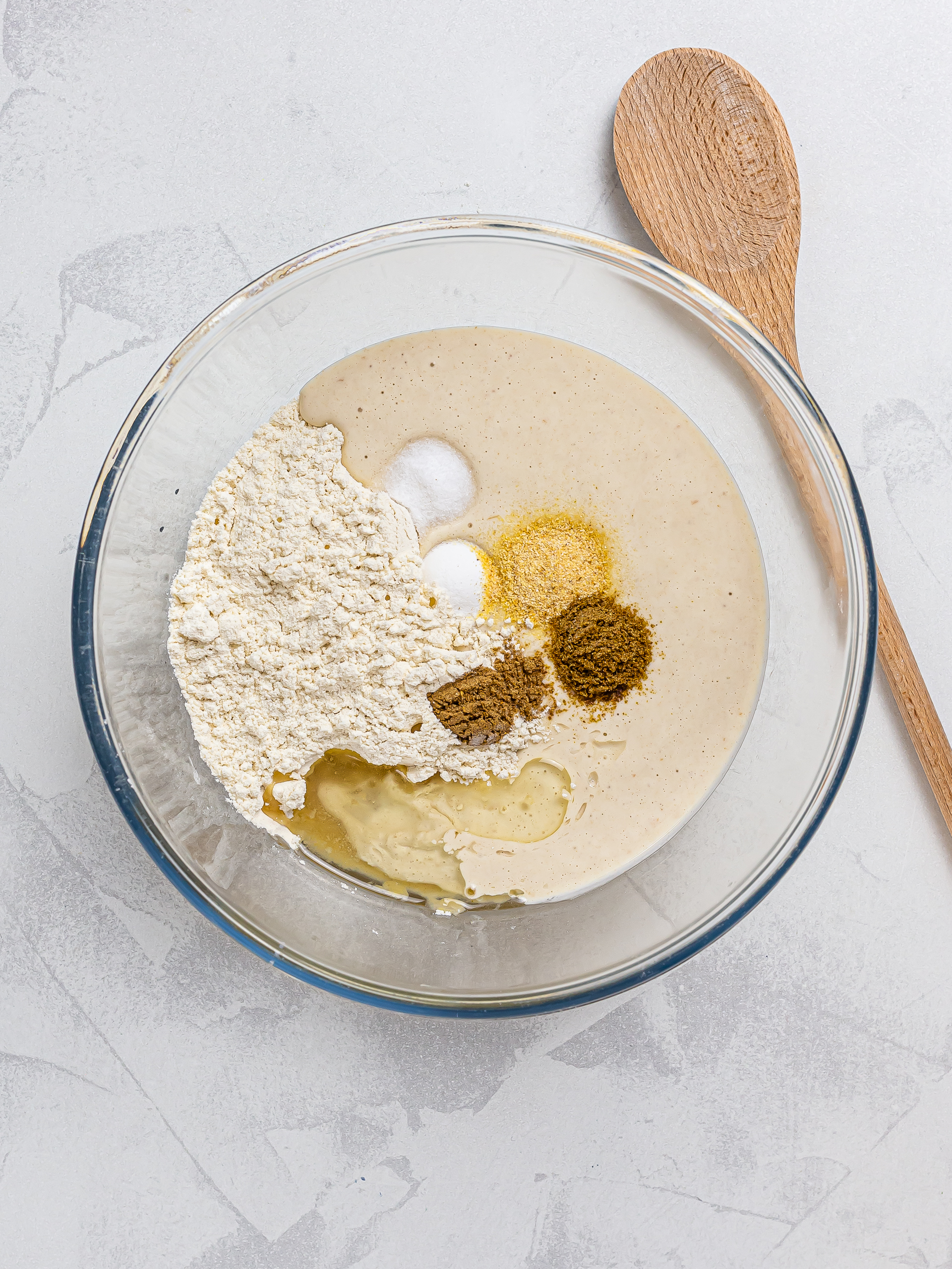 sourdough naan ingredients