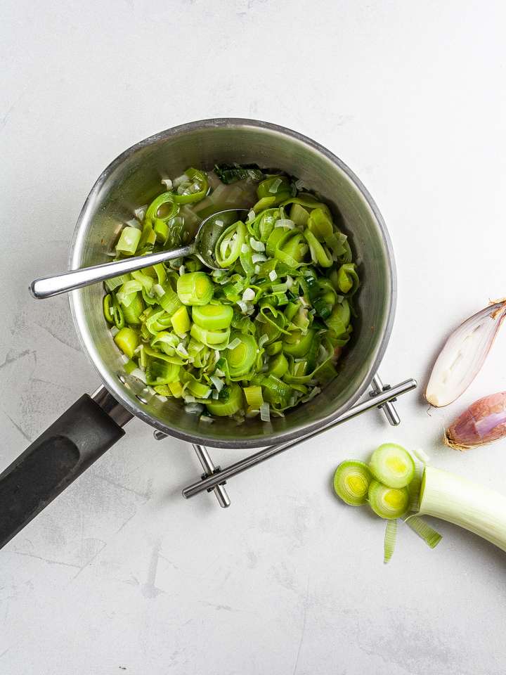 Vegan King Oyster Mushroom Soup Recipe | Foodaciously