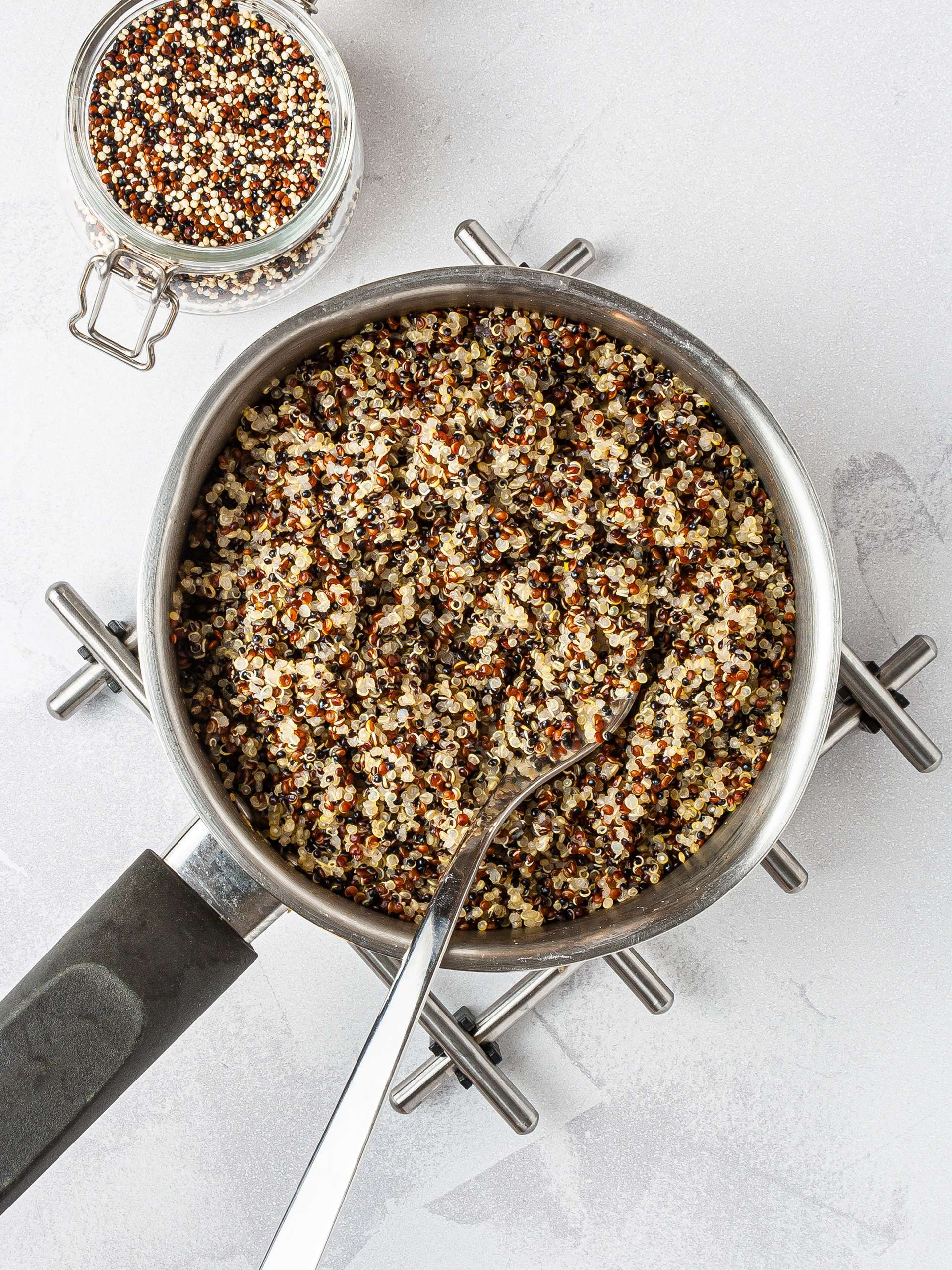 cooked quinoa