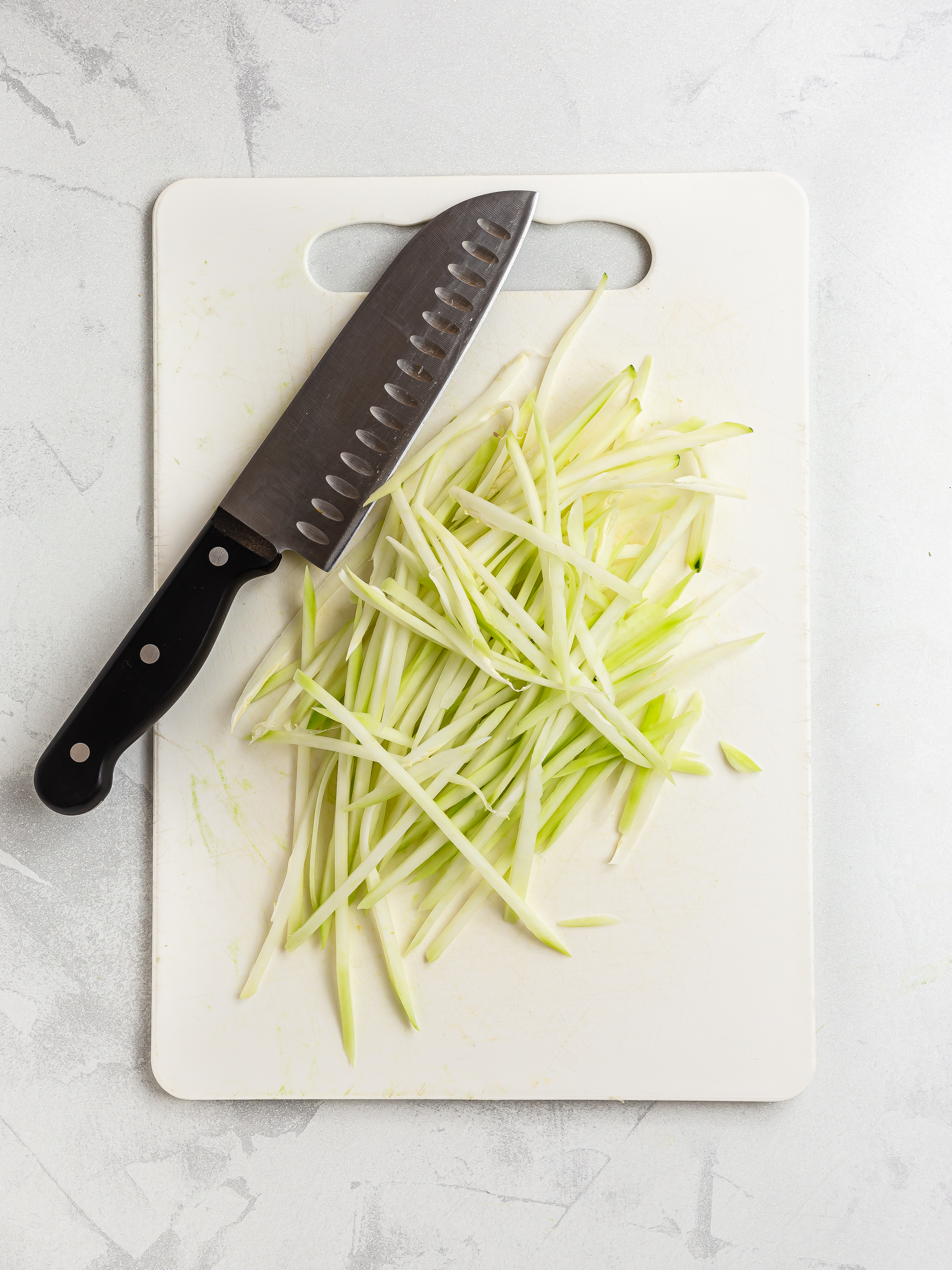 shredded green papaya