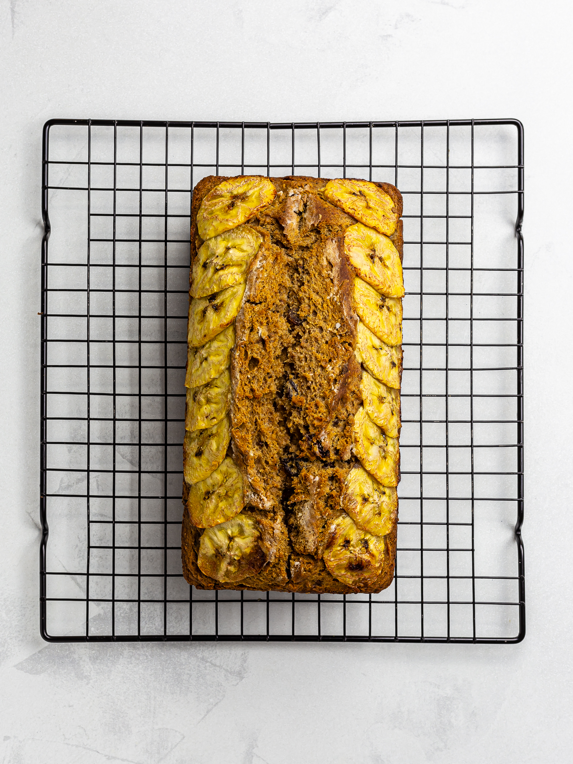 baked vegan plantain bread